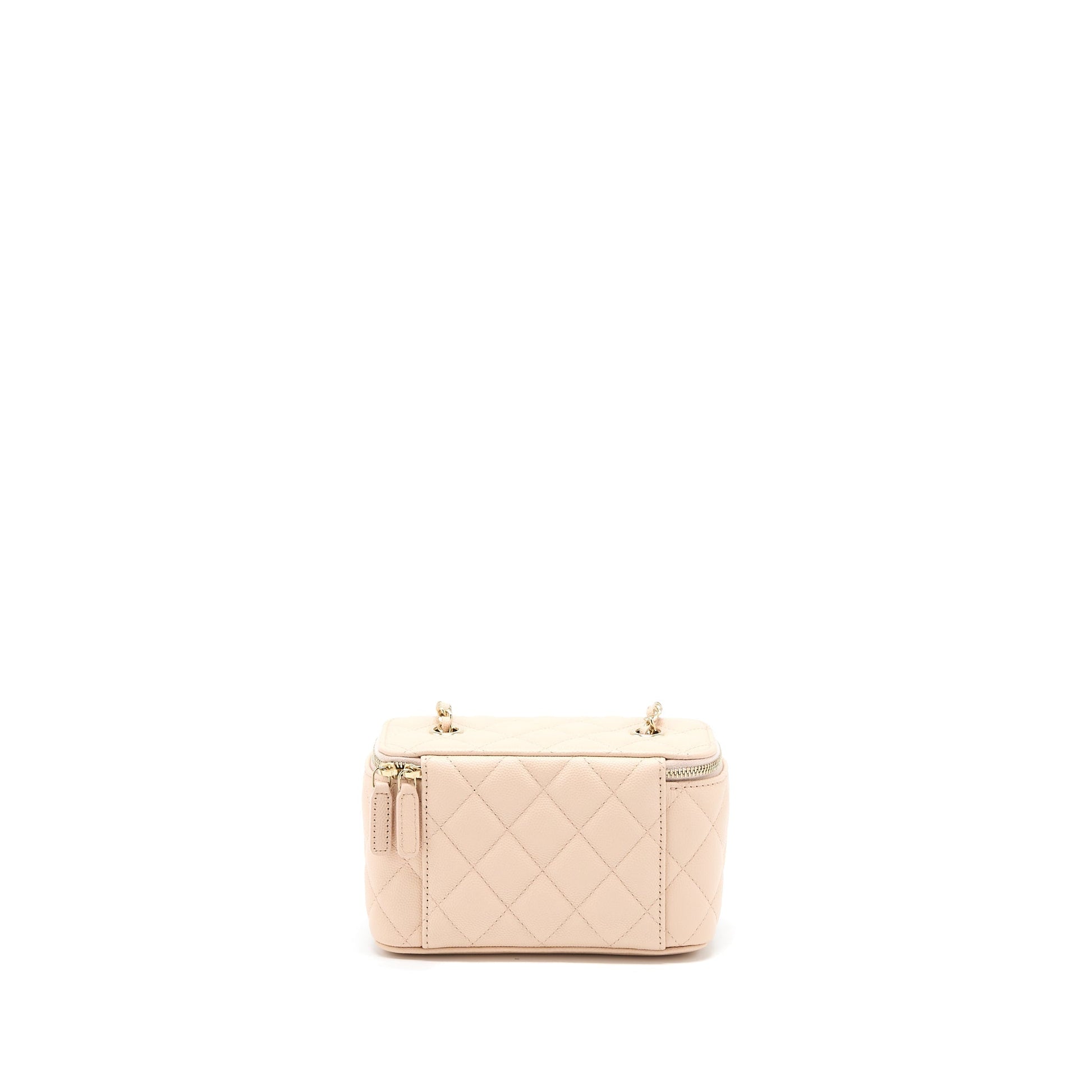 Chanel Long Vanity Caviar Light LGHW Pink Handbag