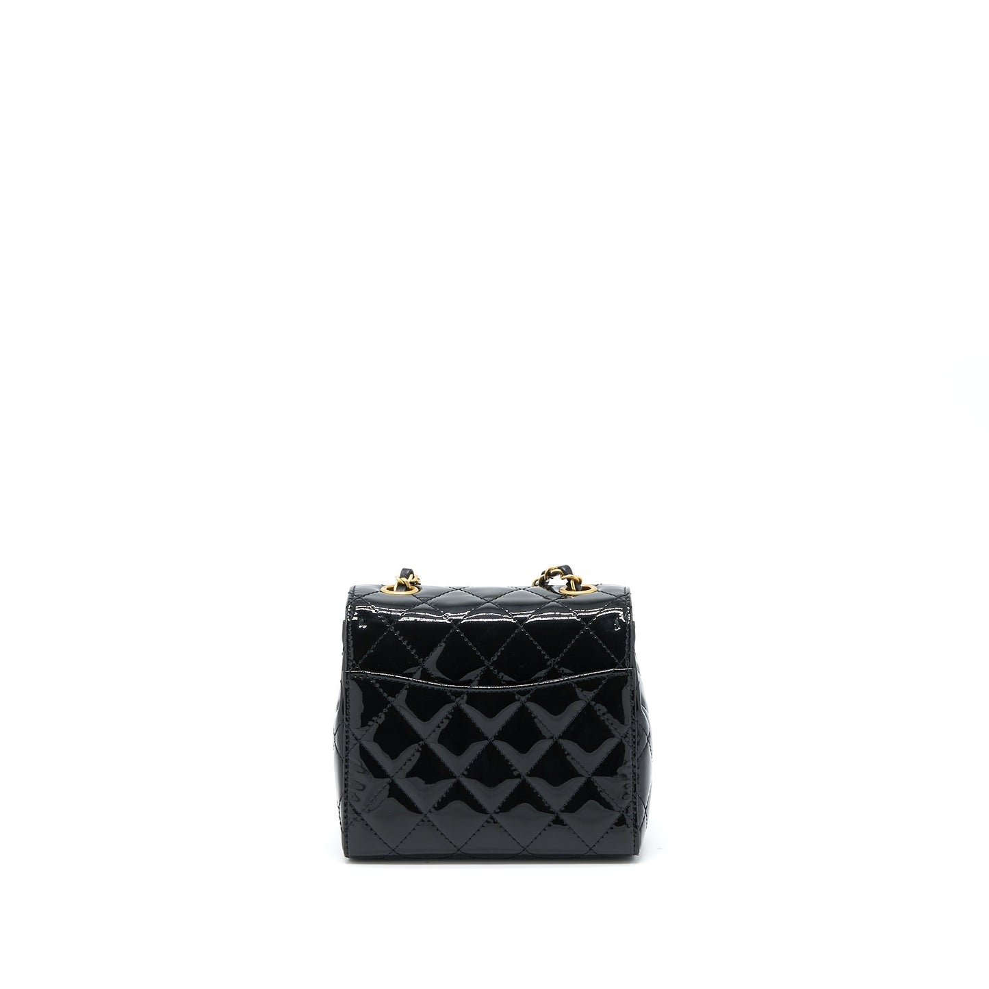 Chanel 22K Retro Classic New Square Flap Black Shoulder Bag 7