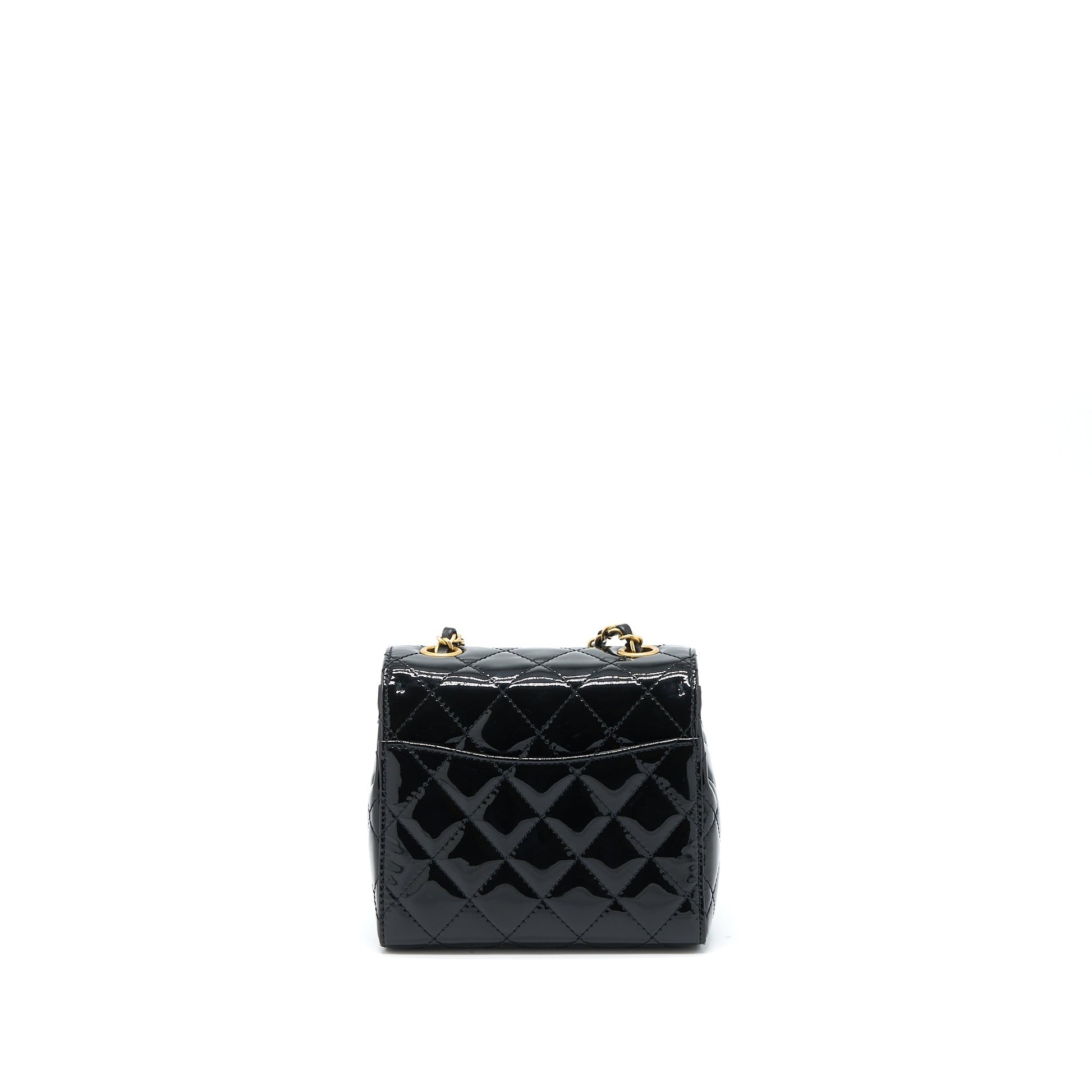 Chanel 22K Retro Classic New Square Flap Black Shoulder Bag 7