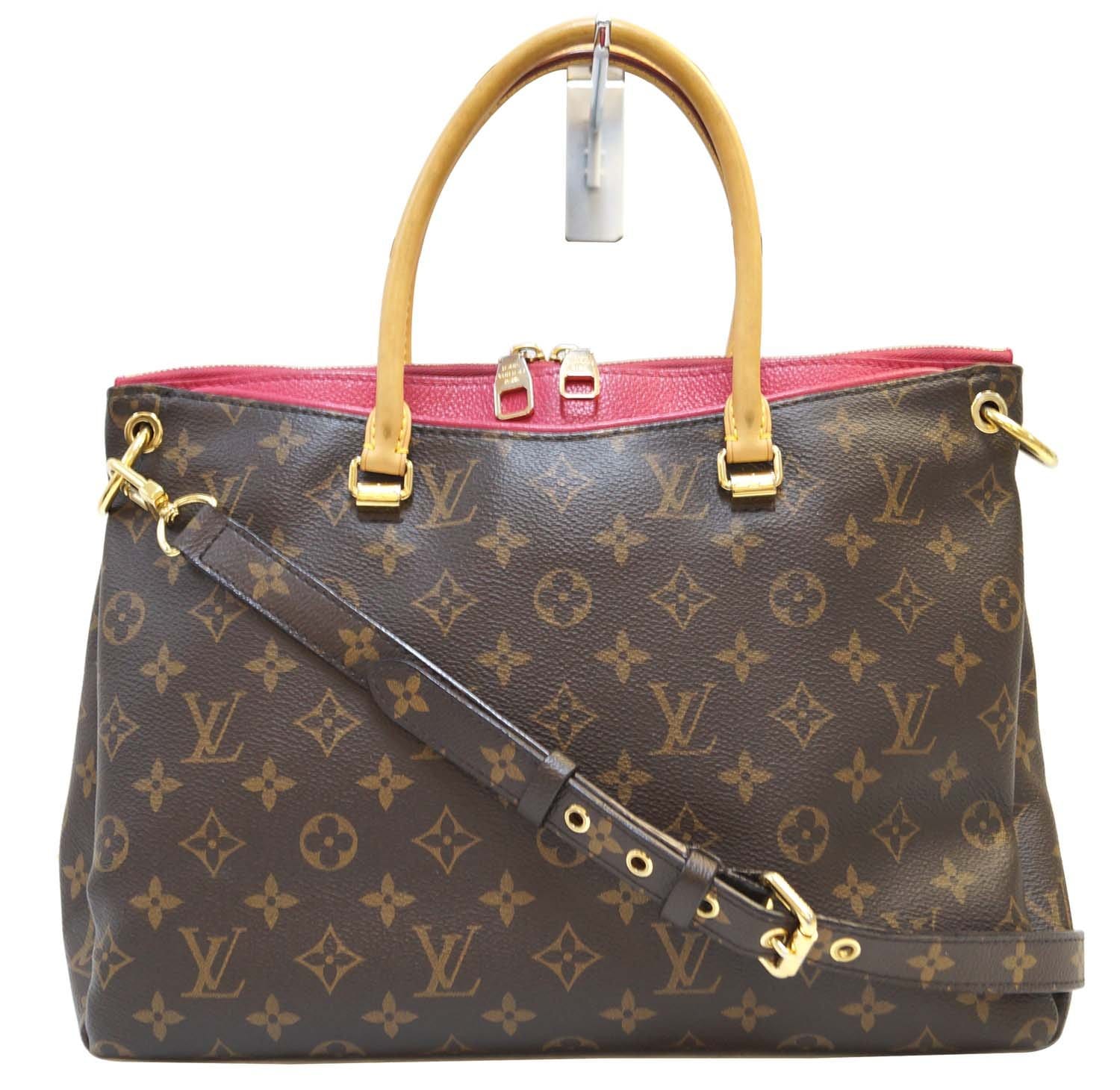 Louis Cerise Pallas 2Way Shoulder Bag Canvas Monogram