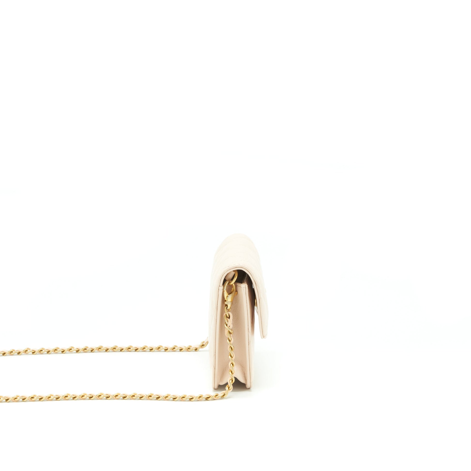Chanel Pearl Crush Flap Belt Lambskin Light Pink