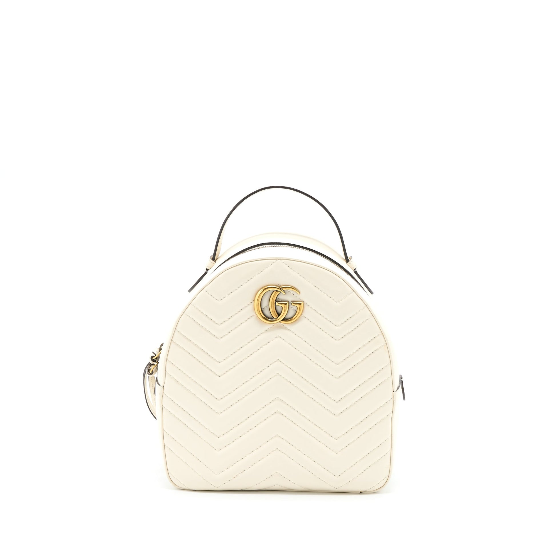 Gucci Marmont Backpack Calfskin White