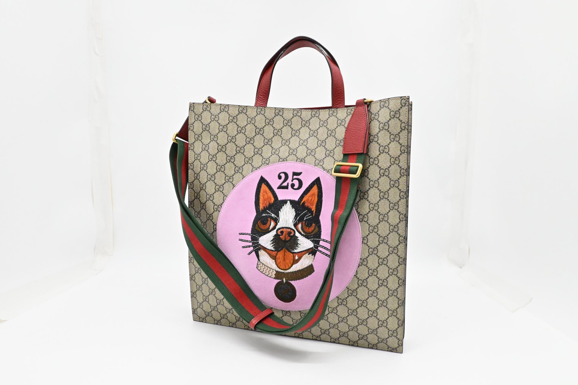 Gucci Bosco Tote In Supreme Canvas Tote Bag