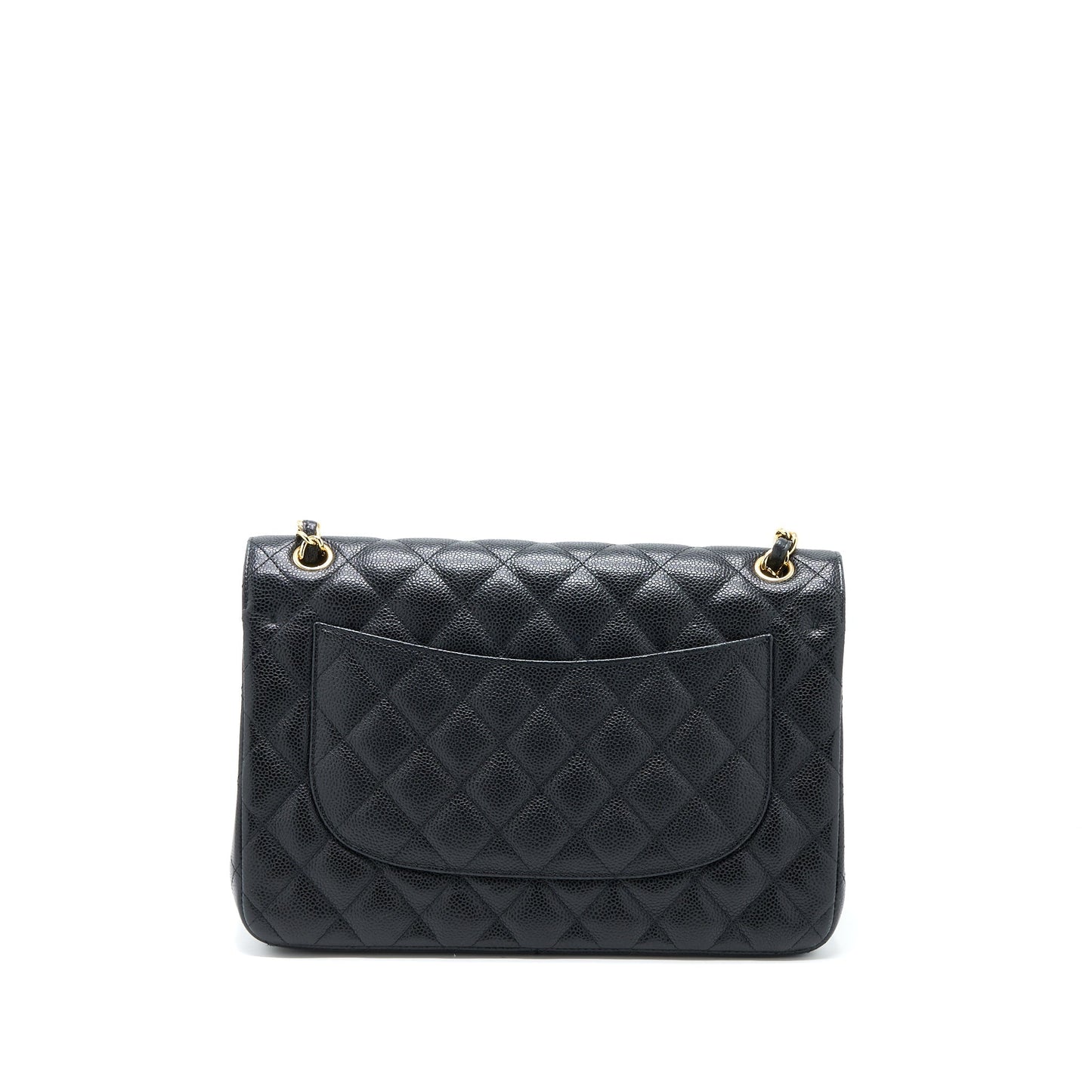Chanel Classic Jumbo Double Flap Caviar GHW Black Shoulder Bag 3