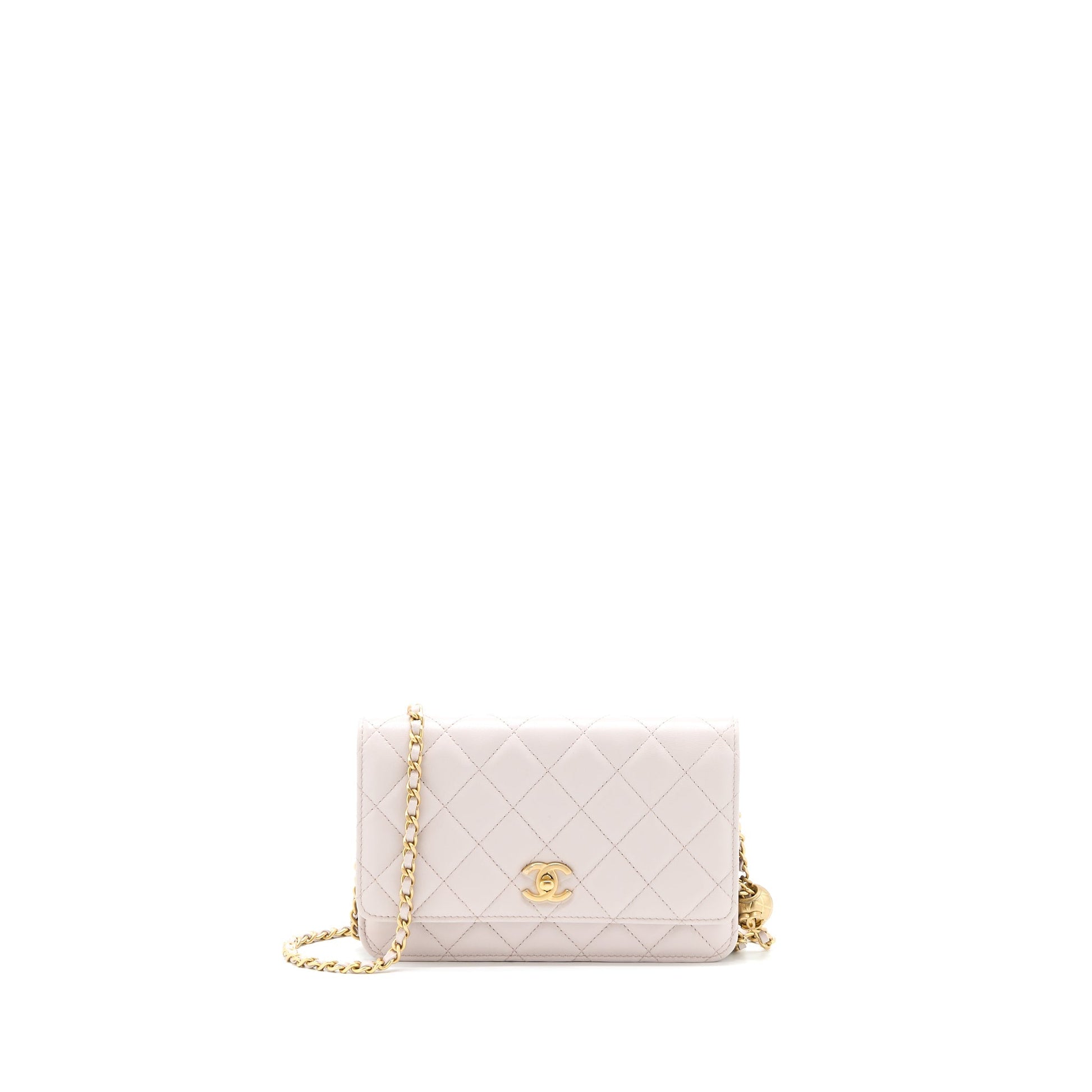 Chanel Pearl Crush on Lambskin Lialic Light Wallet Case