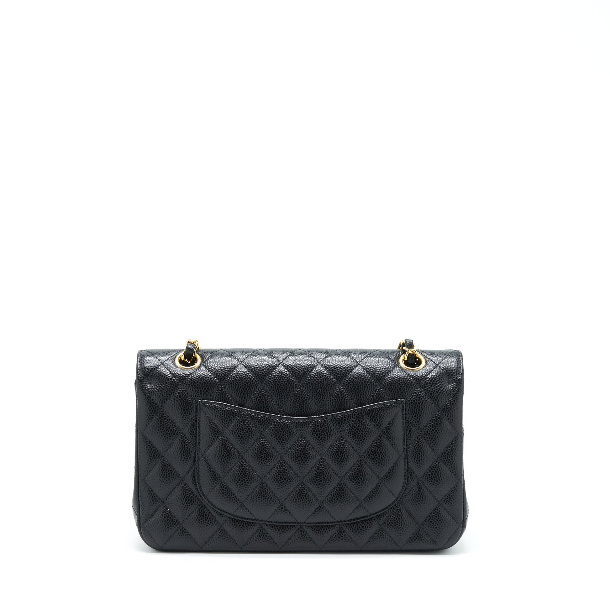 Chanel Classic Double Flap Caviar GHW Black Shoulder Bag