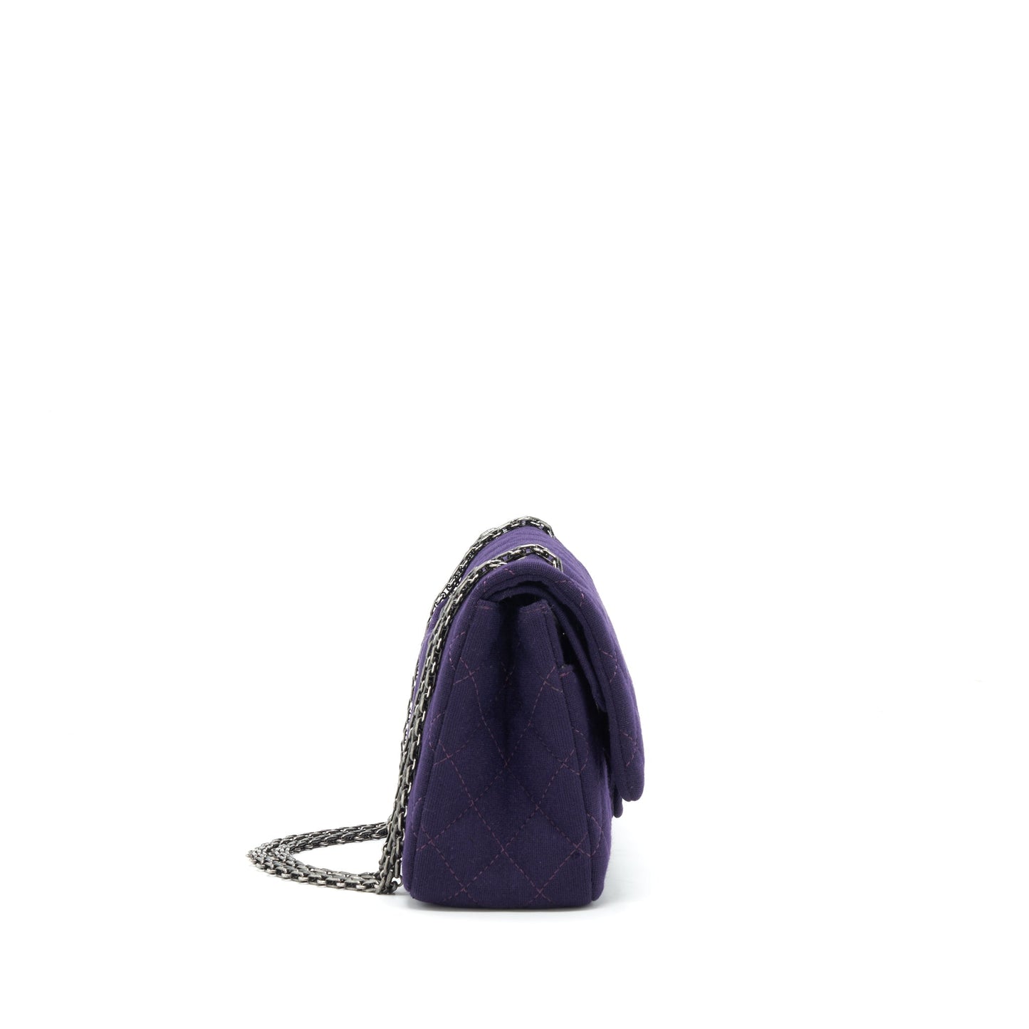 Chanel 2.55 Reissue 226 Double Flap Fabric Shoulder Bag