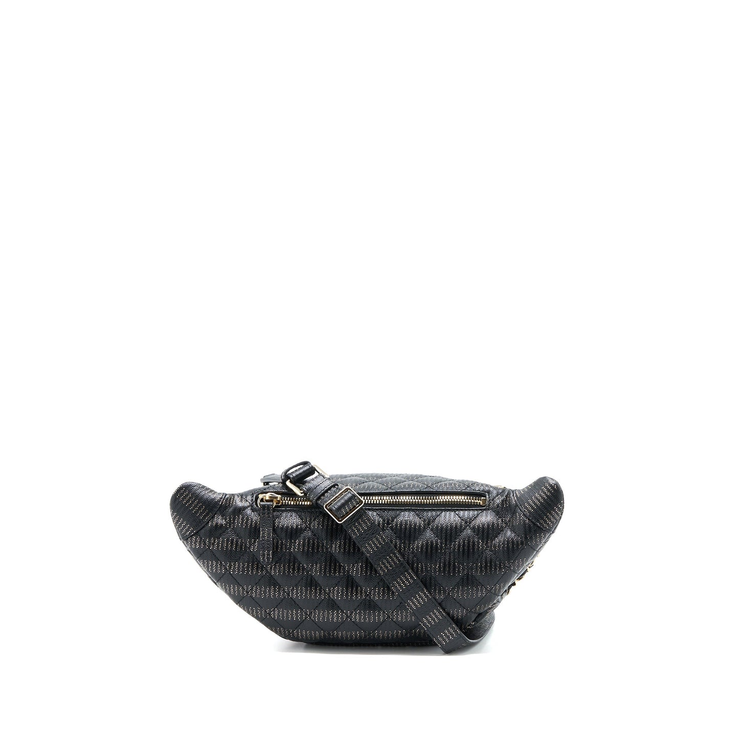 Chanel Seasonal Waist Calfskin GHW Black Gold Handbag
