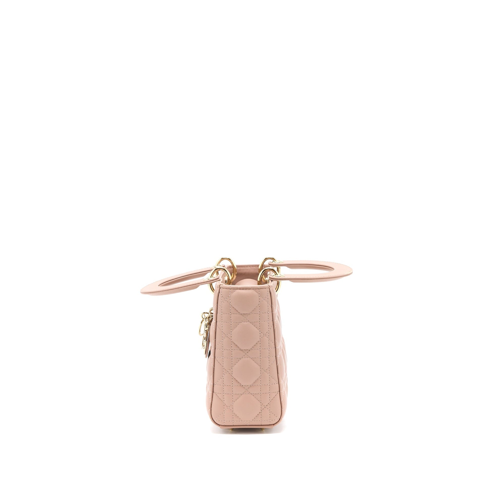 Dior Lady My Abc Purse Lambskin Handbag Pink Small Travel Bag