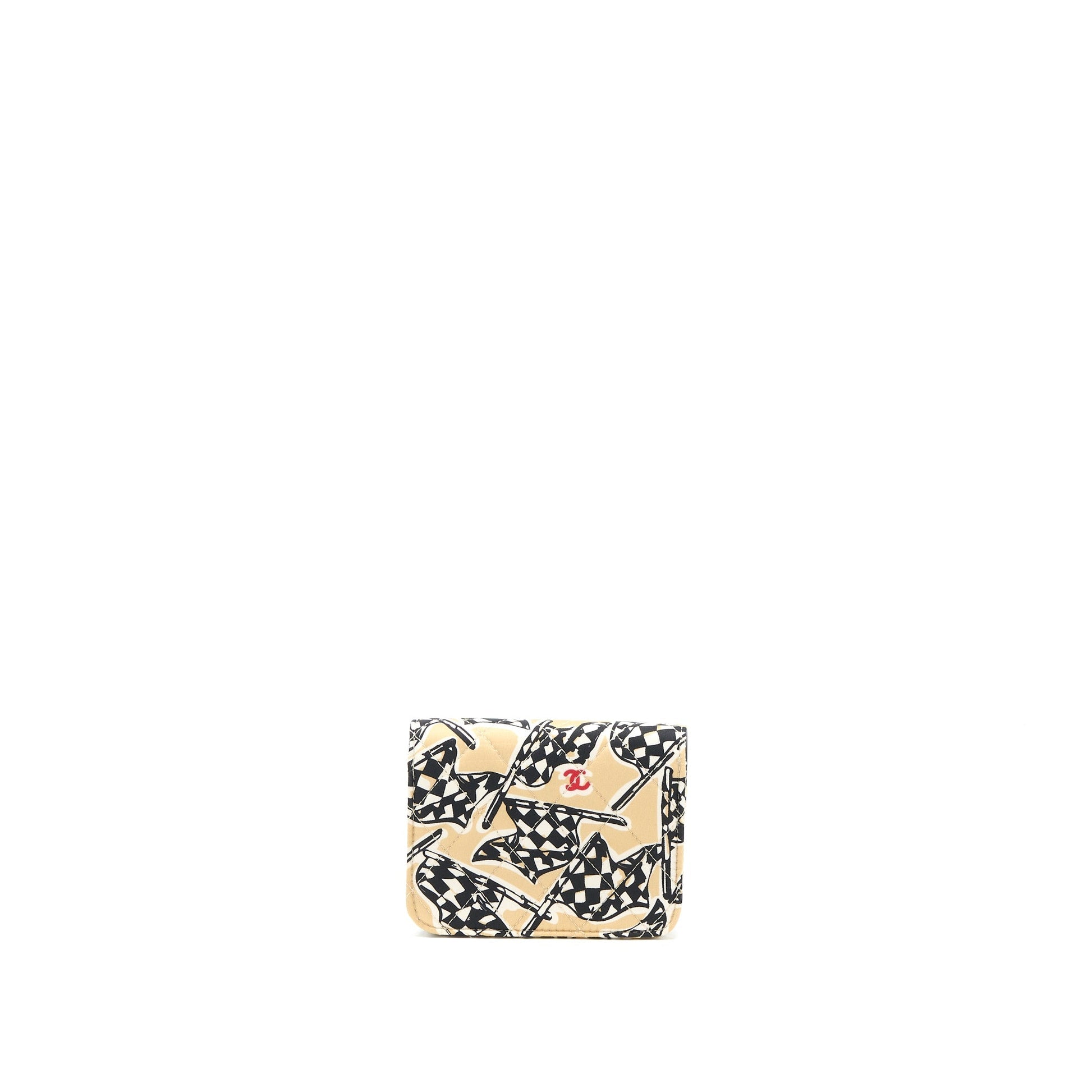Chanel Fabric Multicoloured LGHW Microchip Canvas Clutch Bag
