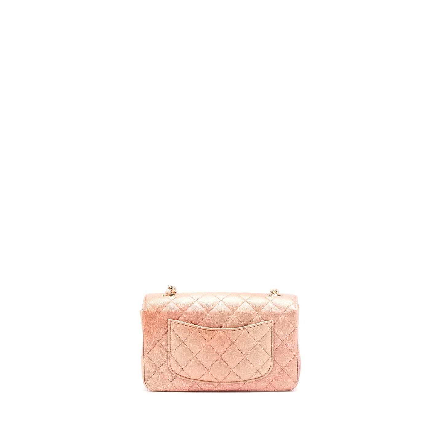 Chanel 21S Rectangular Flap ld LGHW Gold Shoulder Bag