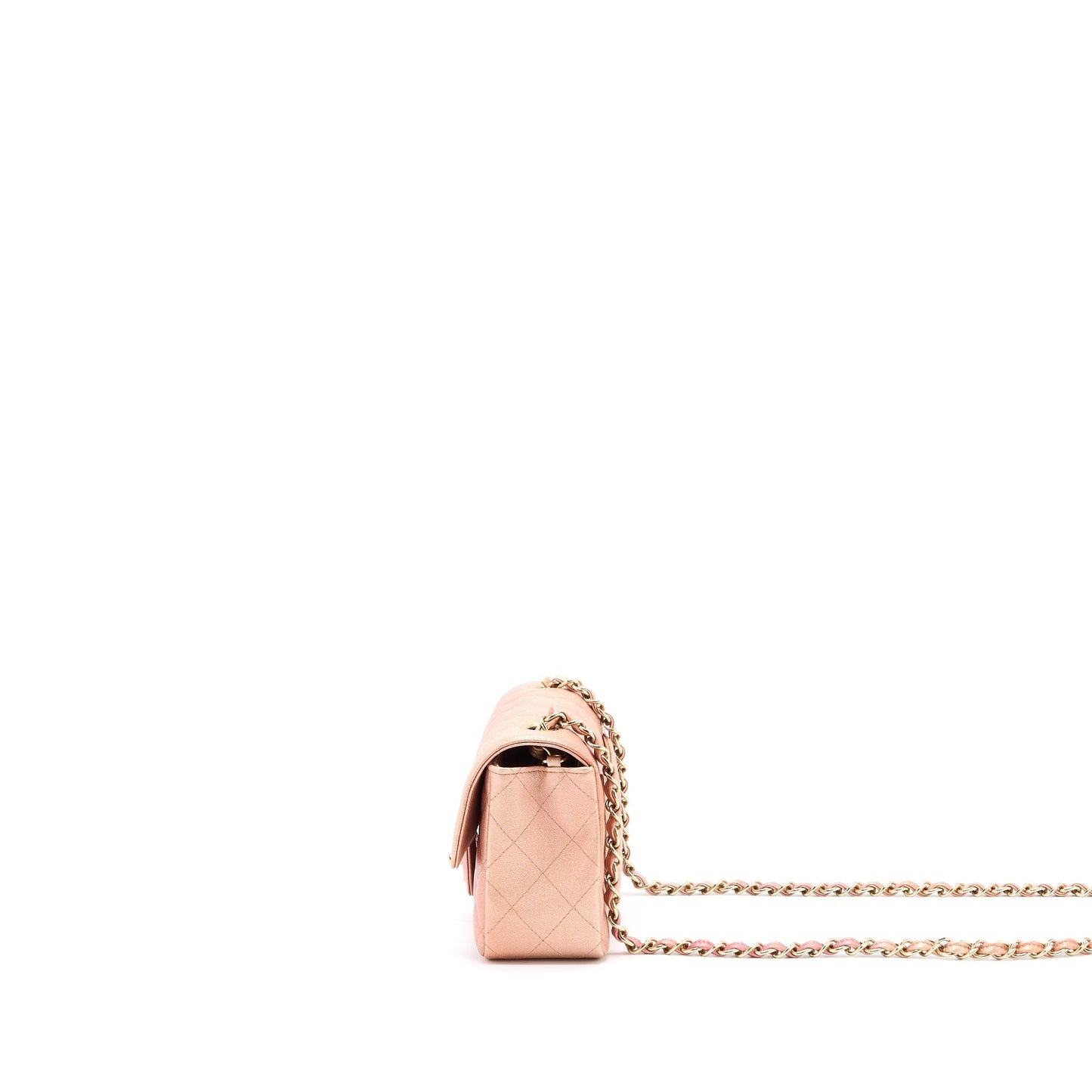 Chanel 21S Rectangular Flap ld LGHW Gold Shoulder Bag