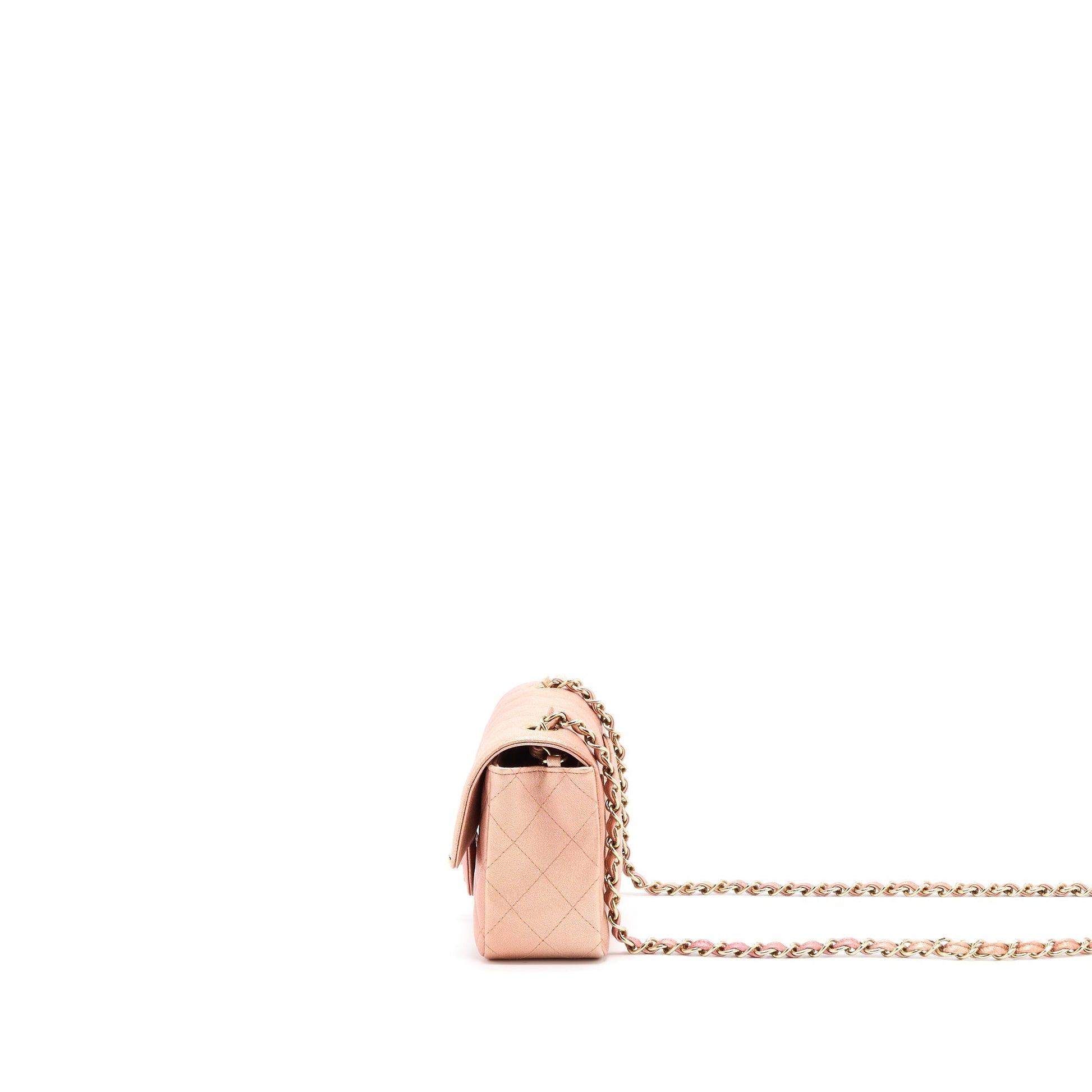 Chanel 21S Rectangular Flap ld LGHW Gold Shoulder Bag