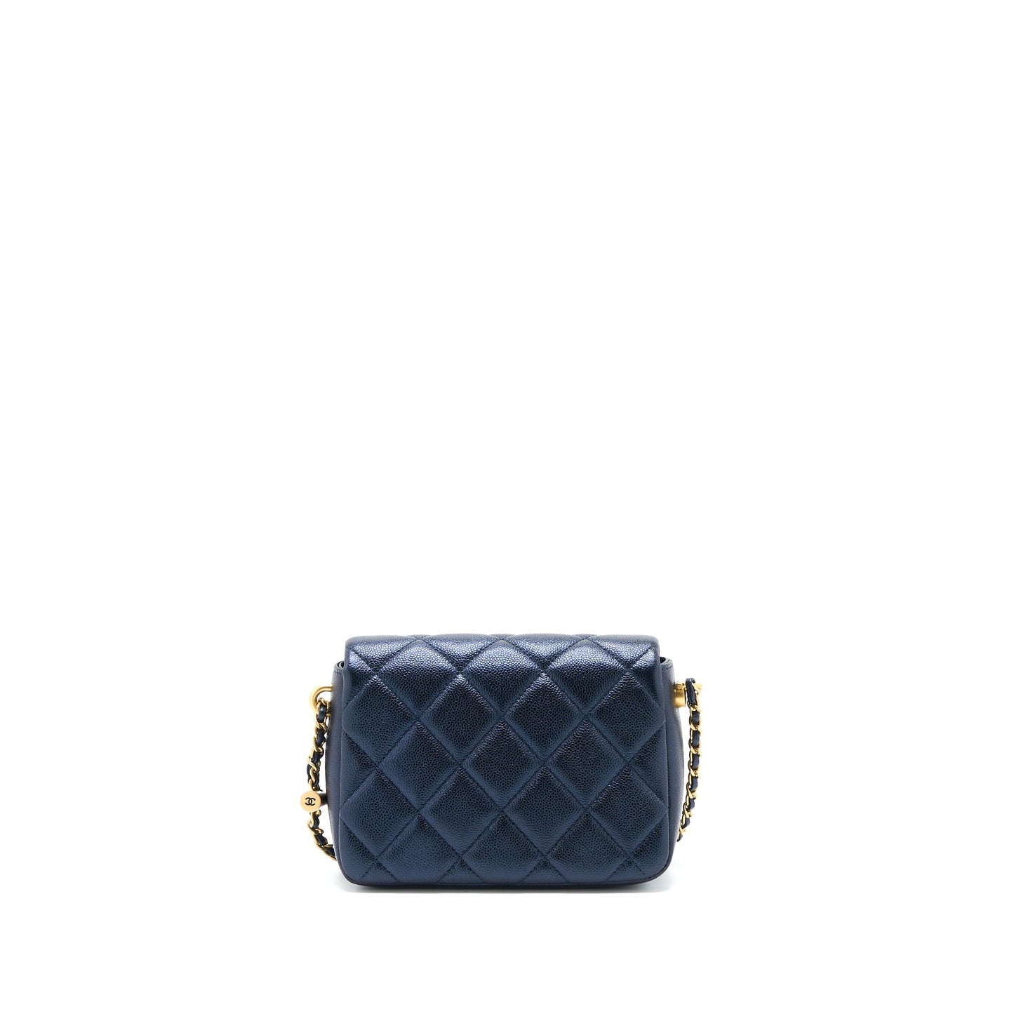 Chanel 21K My Perfect Flap Caviar Brushed Black Shoulder Bag