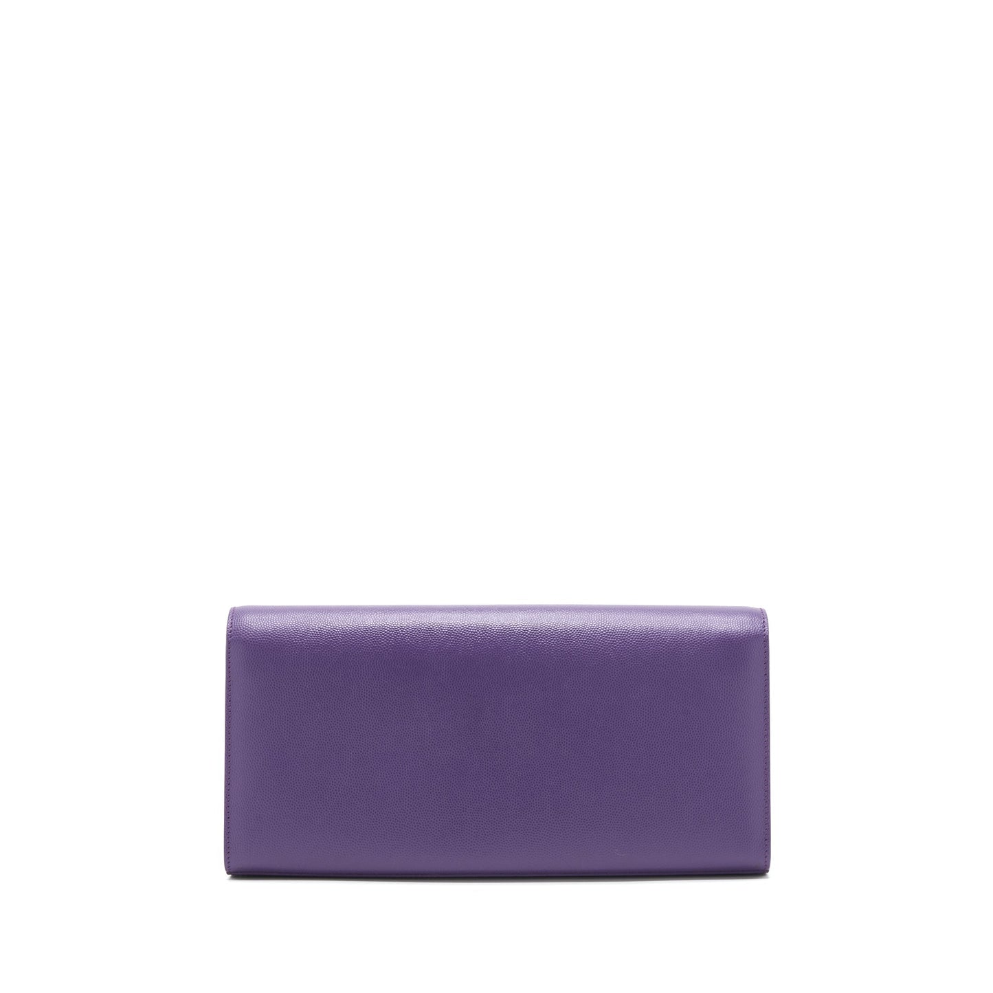 YSL Saint Laurent Clutch Caviar Purple Clutch Bag