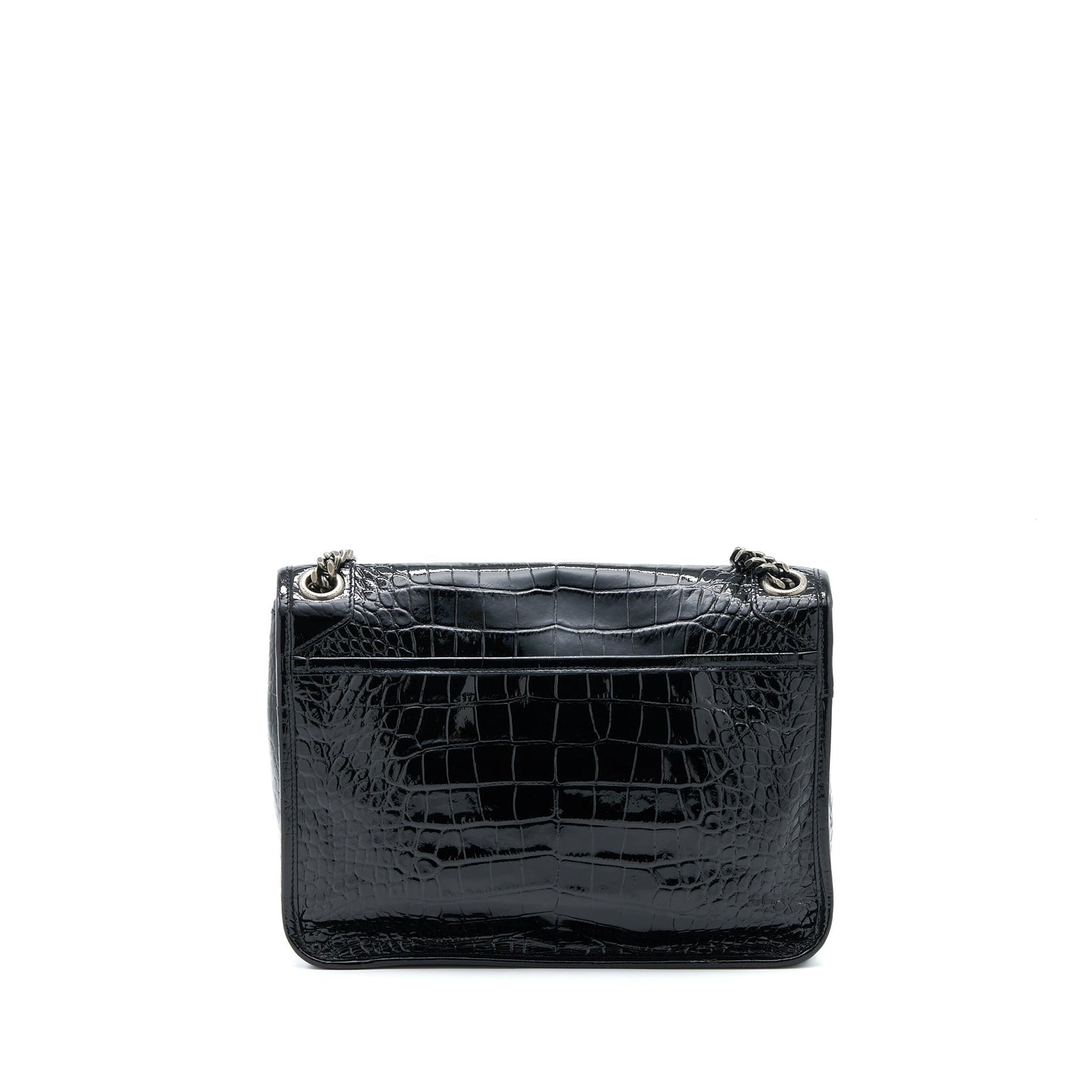YSL Saint Laurent Saint Laurent Niki Purse Patent Travel Bag Black Medium