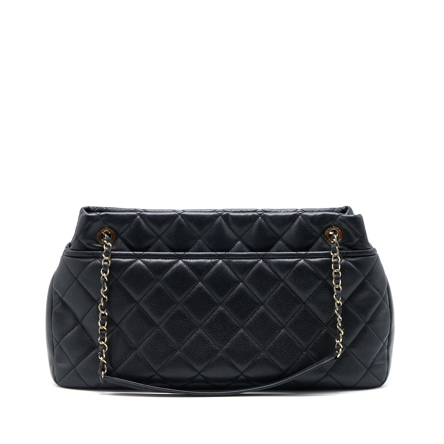 Chanel Matelasse Caviar GHW Black Tote Bag