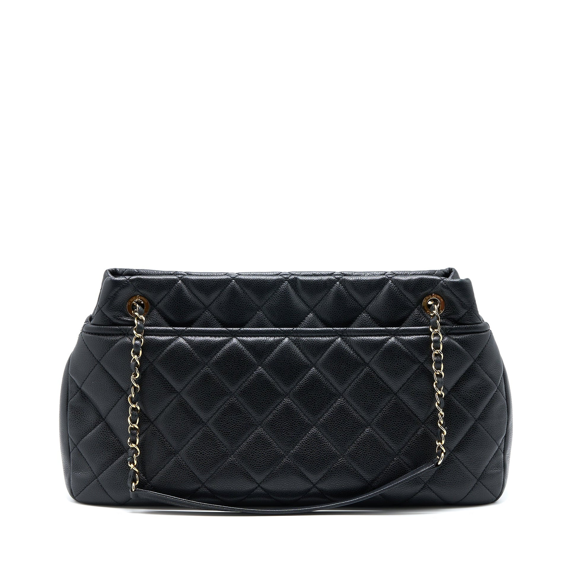 Chanel Matelasse Caviar GHW Black Tote Bag