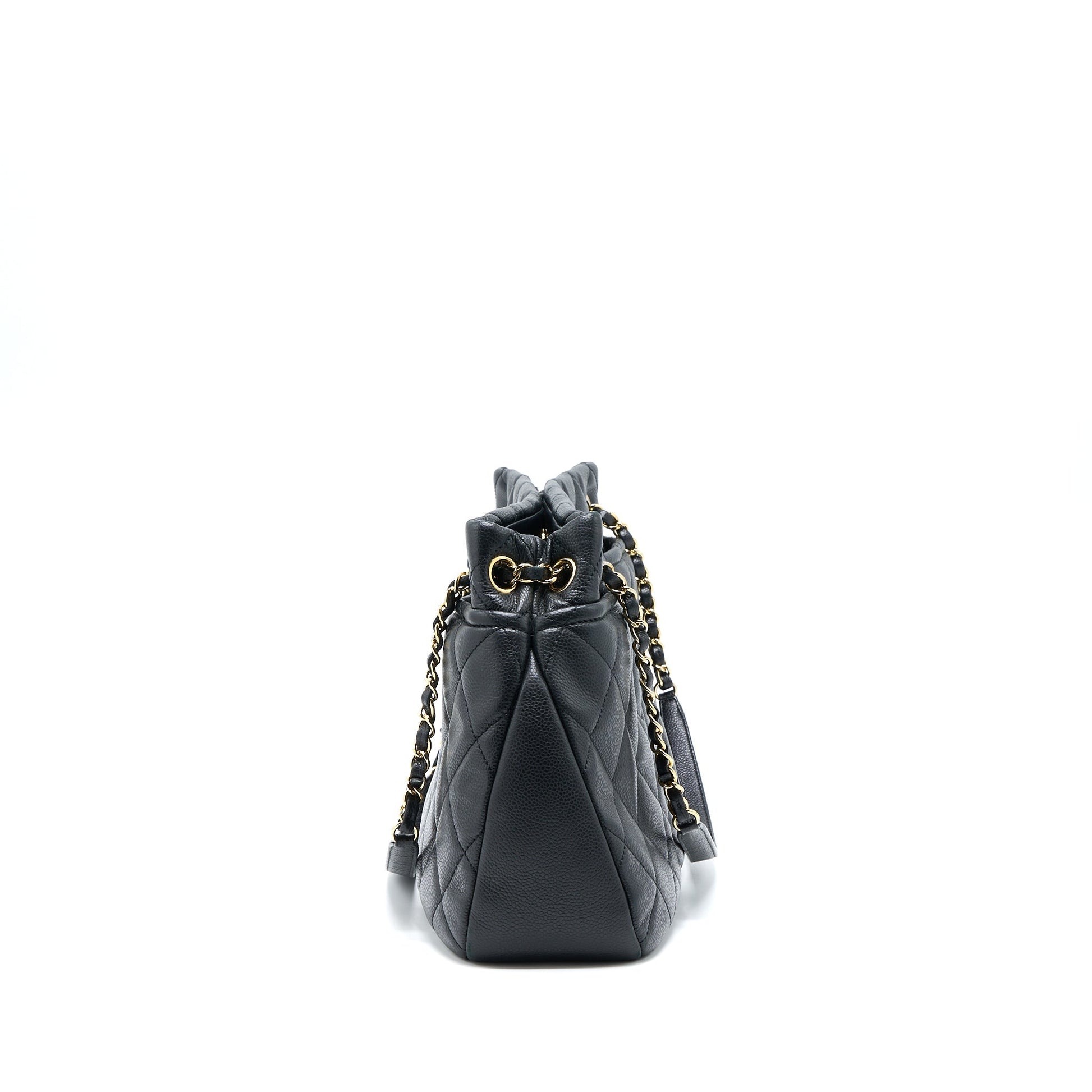 Chanel Matelasse Caviar GHW Black Tote Bag