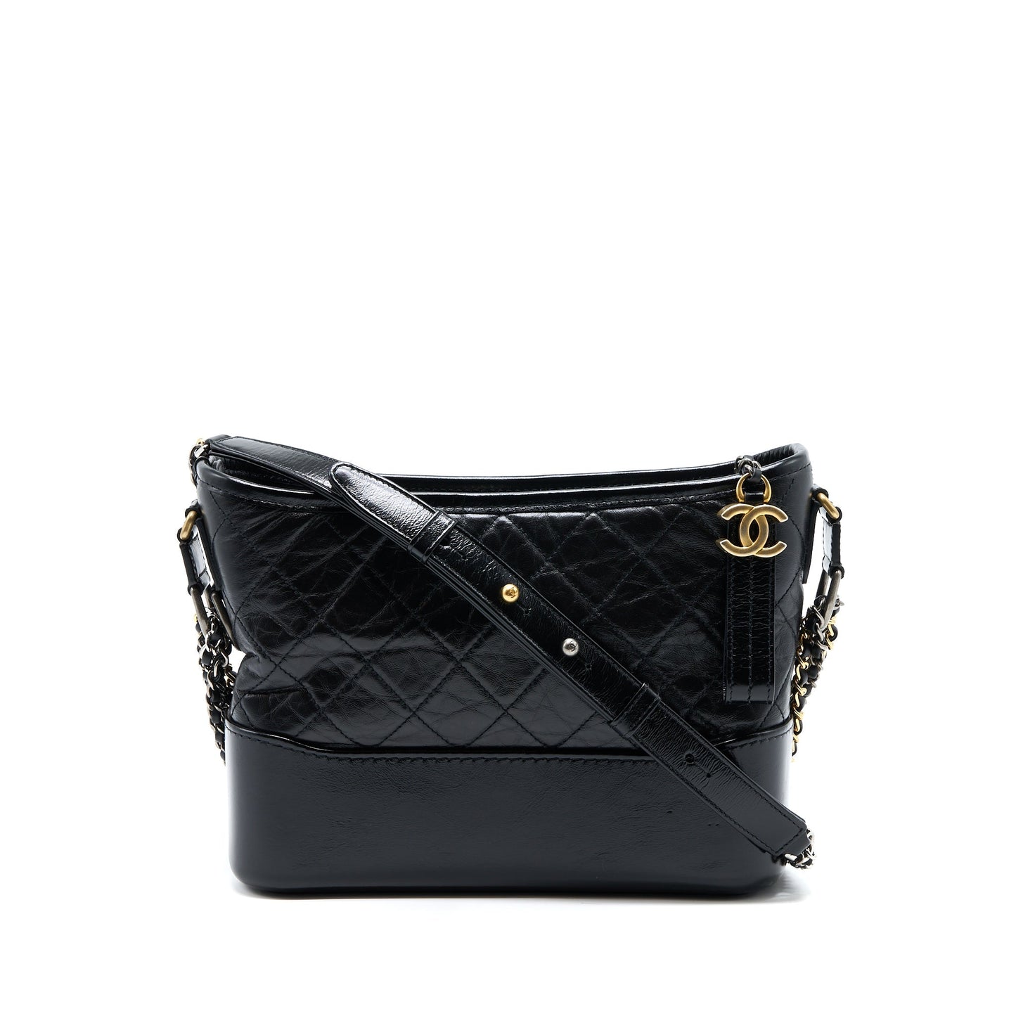 Chanel New Gabrielle Hobo Aged Smooth Calfskin Multicolour Shoulder Bag