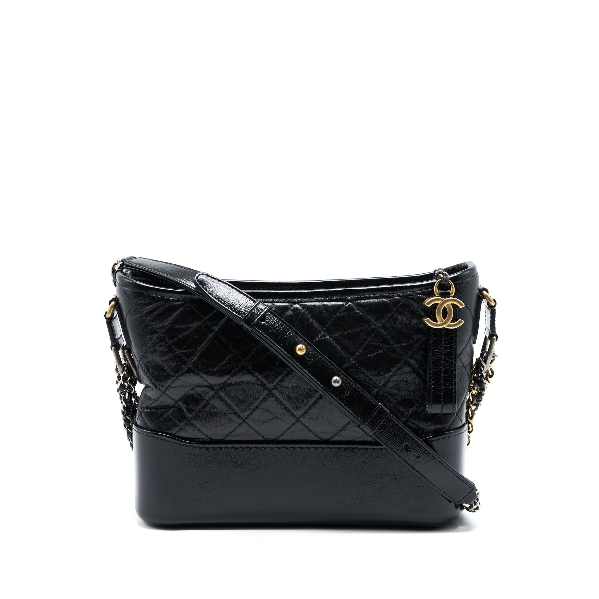Chanel New Gabrielle Hobo Aged Smooth Calfskin Multicolour Shoulder Bag