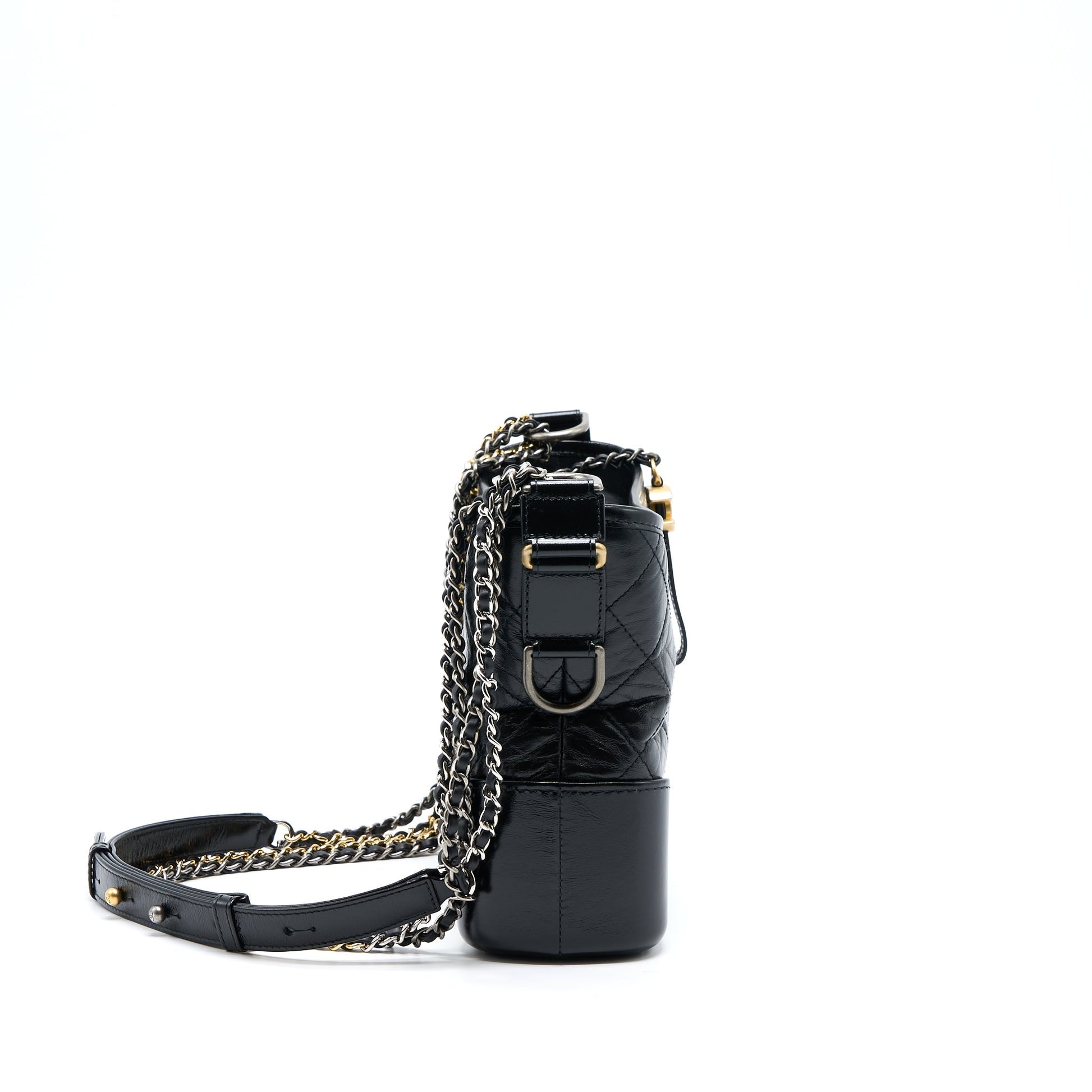 Chanel New Gabrielle Hobo Aged Smooth Calfskin Multicolour Shoulder Bag