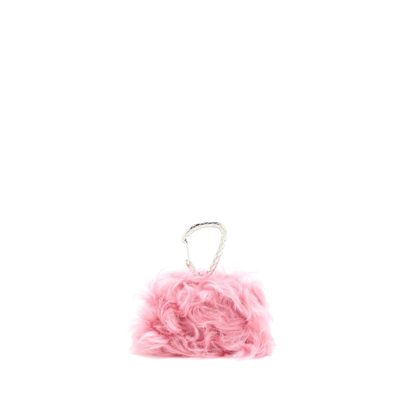 Chanel 21K Flap Jewel Hook Shearling Lambskin Pink Shoulder Bag