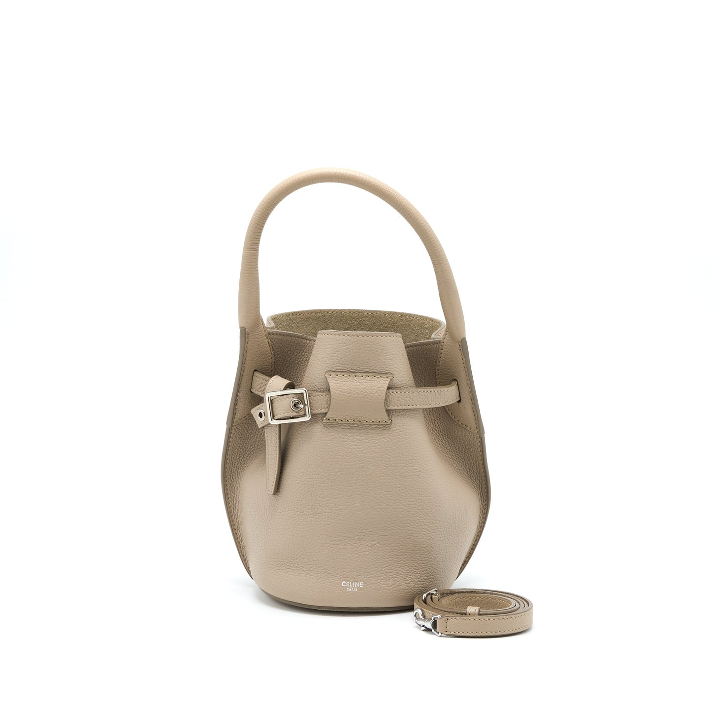 Celine Nano Big Purse Calfskin Grey Handbag Travel Bag