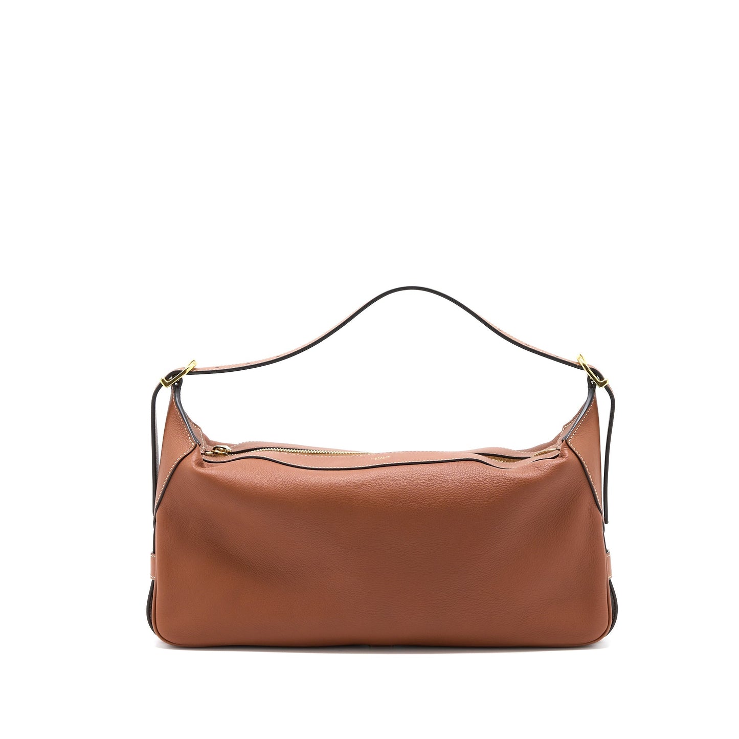 Celine Romy Purse In Supple Calfskin Handbag Tan Medium Travel Bag