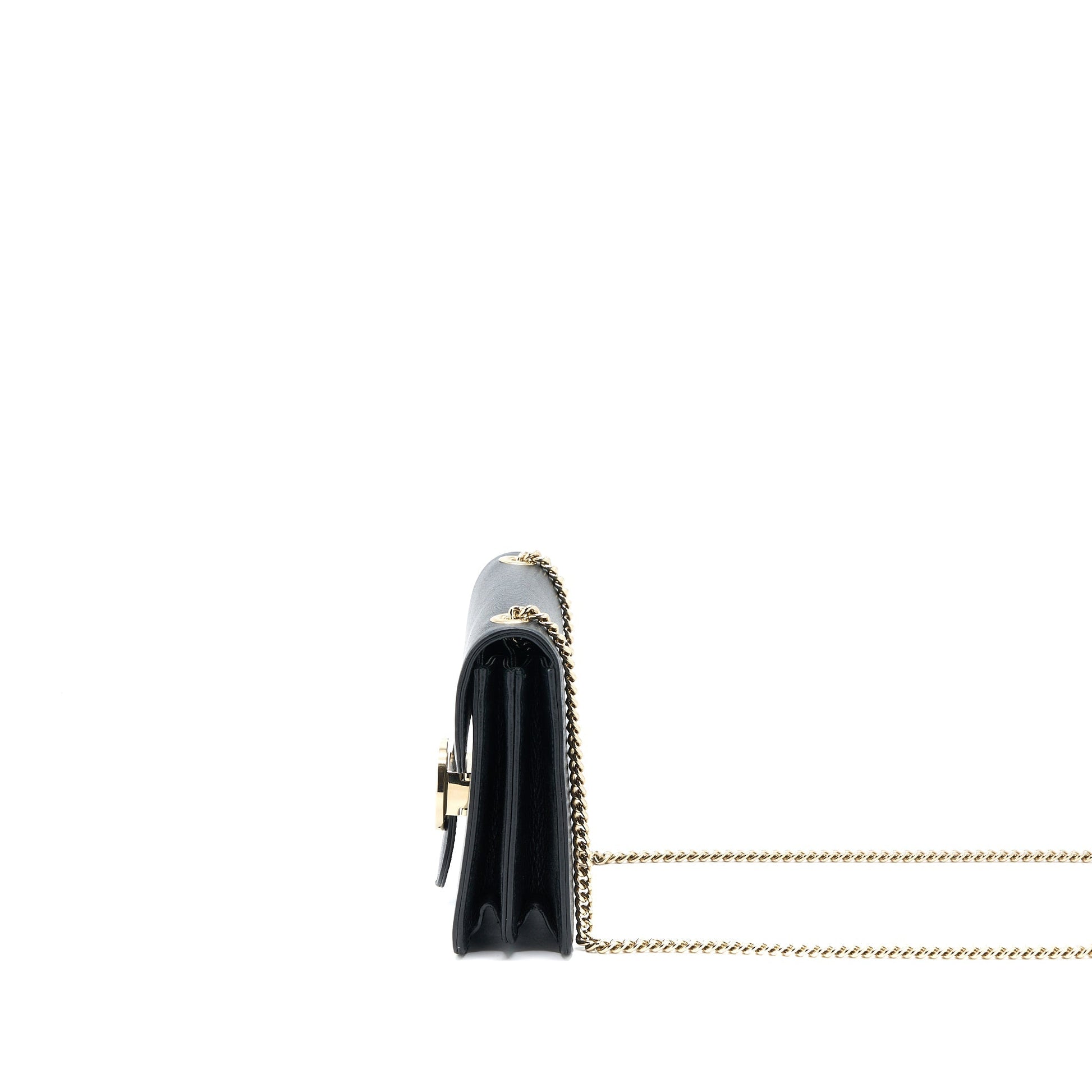 Gucci Interlocking Shoulder Bag Black Small