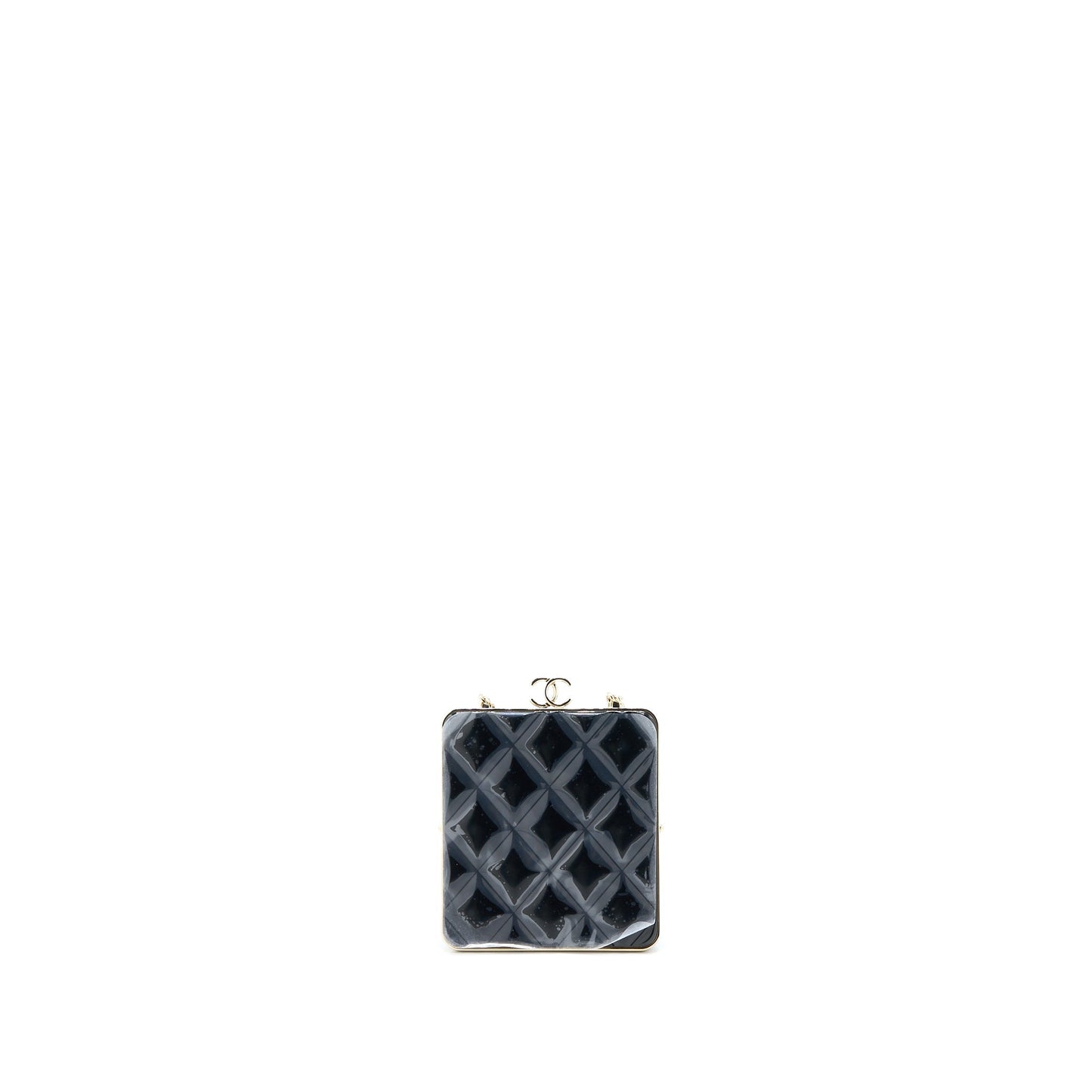 Chanel Clip Lambskin LGHW Black Mini Bag