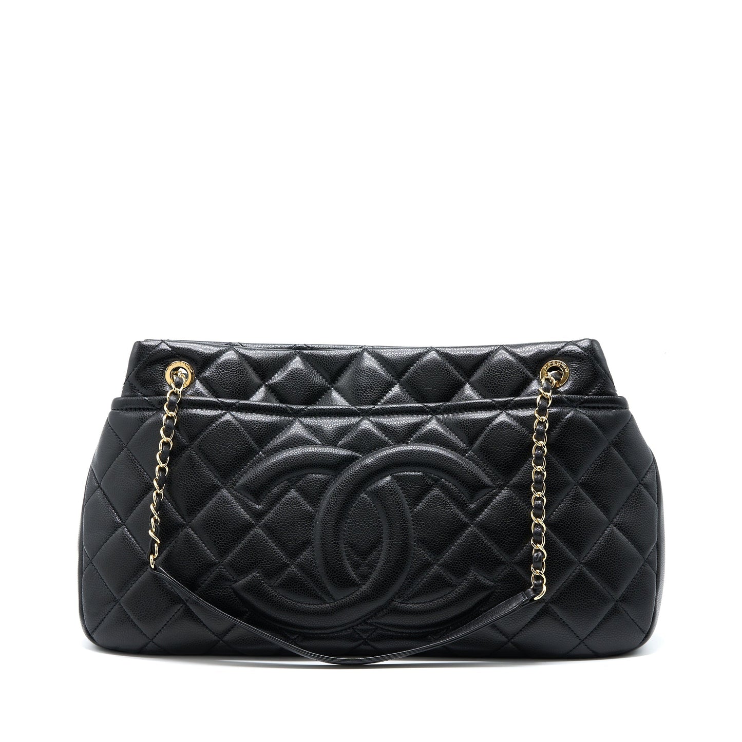 Chanel Matelasse Caviar GHW Black Tote Bag Ghw 1