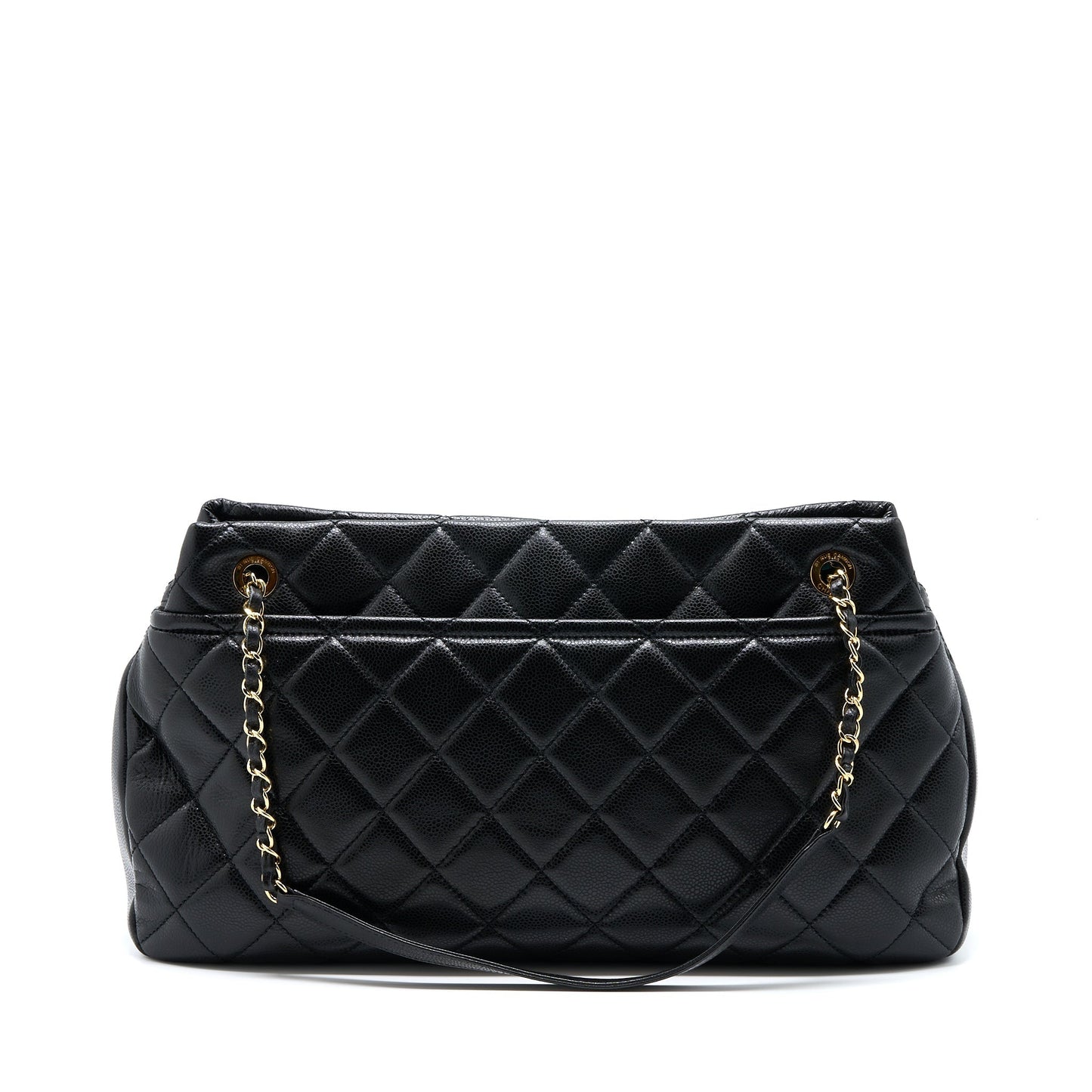 Chanel Matelasse Caviar GHW Black Tote Bag Ghw 1