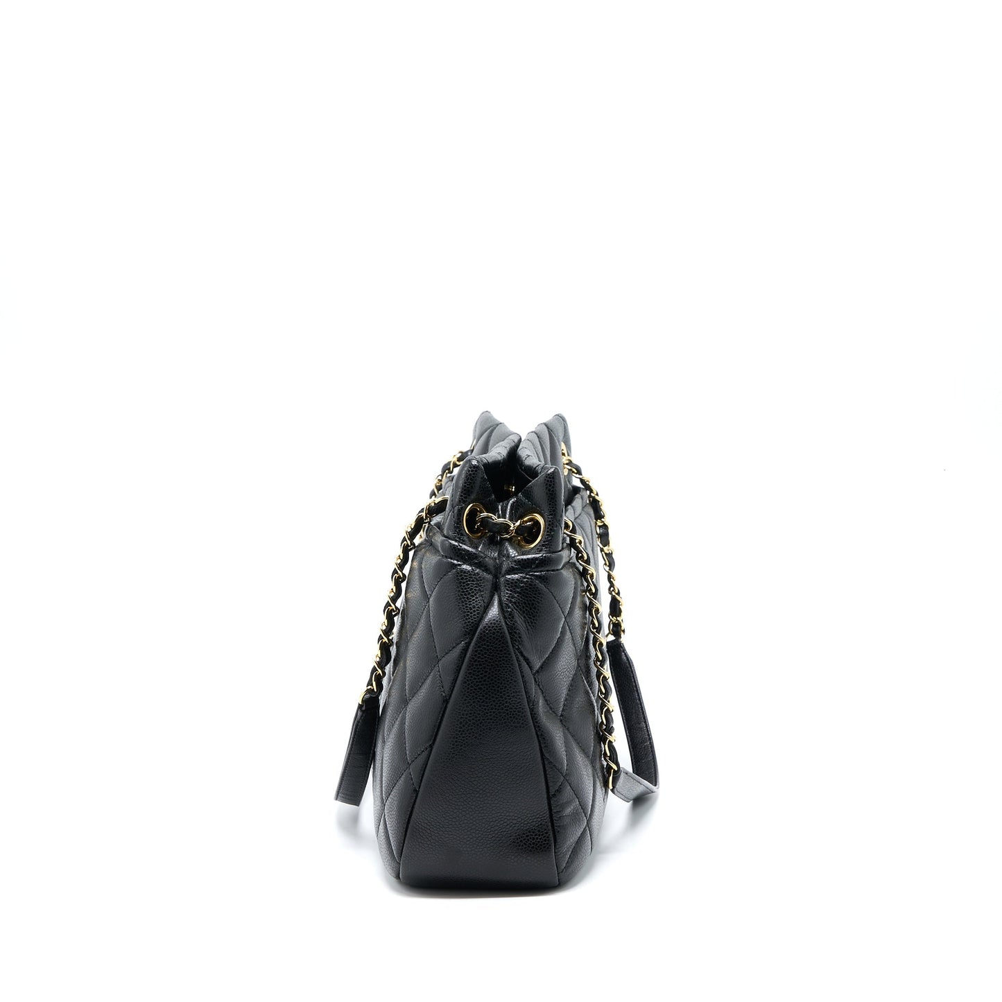 Chanel Matelasse Caviar GHW Black Tote Bag Ghw 1