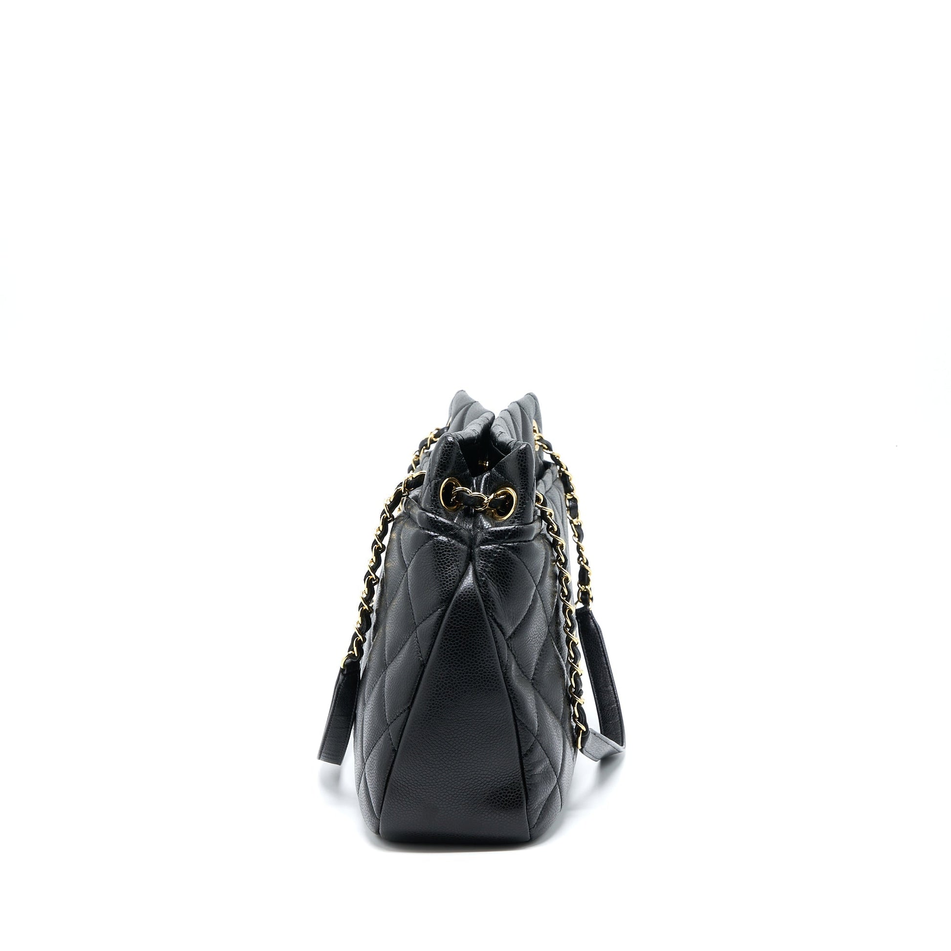 Chanel Matelasse Caviar GHW Black Tote Bag Ghw 1