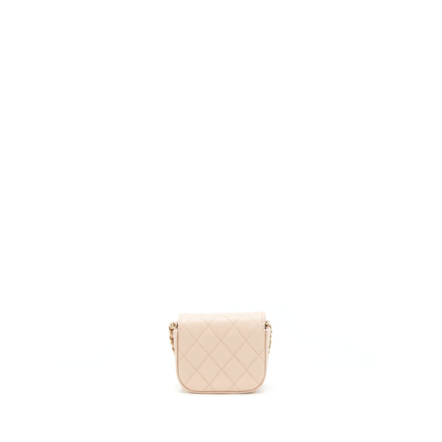 Chanel 22C Flap Vanity Caviar Light LGHW Pink Mini Bag