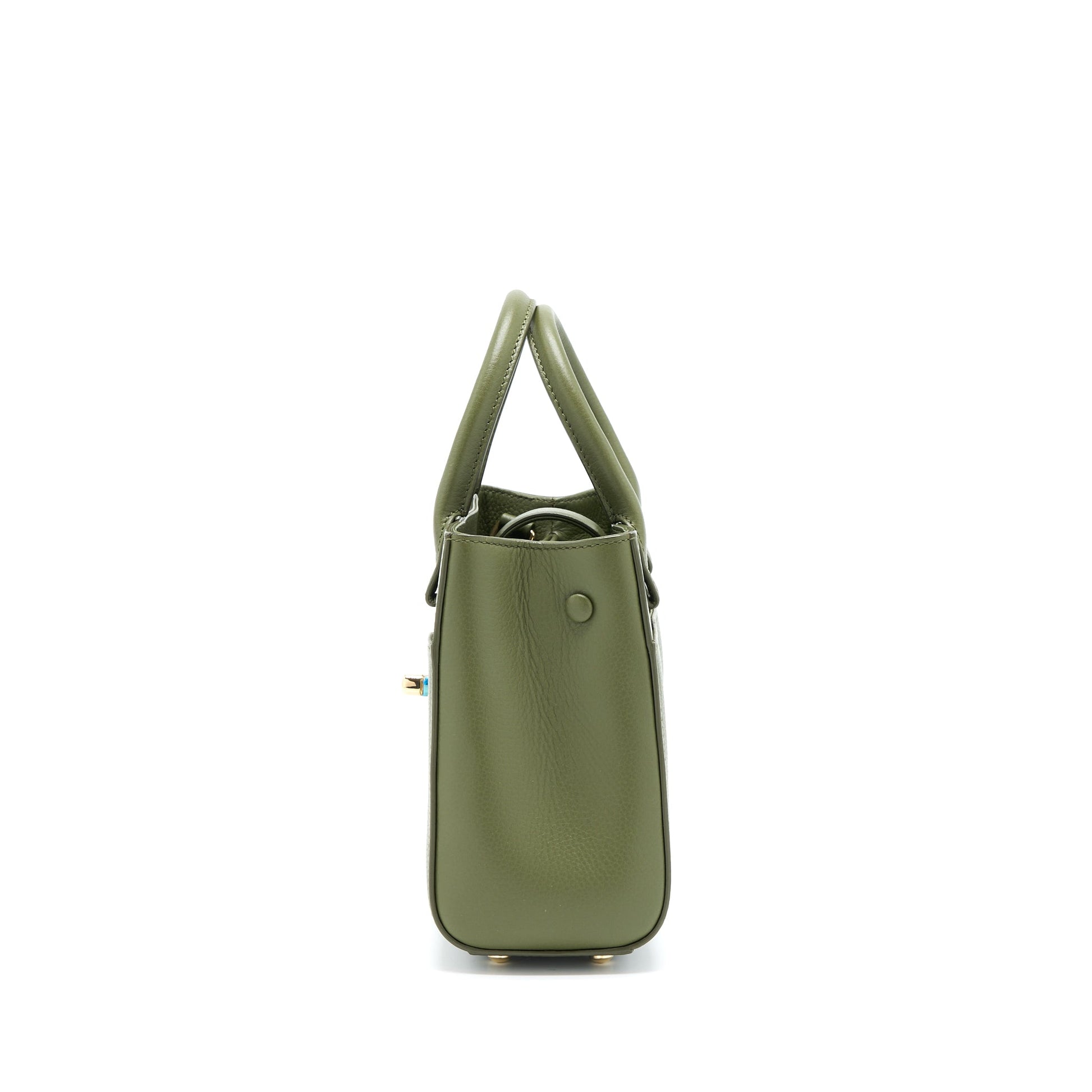Chanel Top Handle Calfskin LGHW Green Small Tote Bag