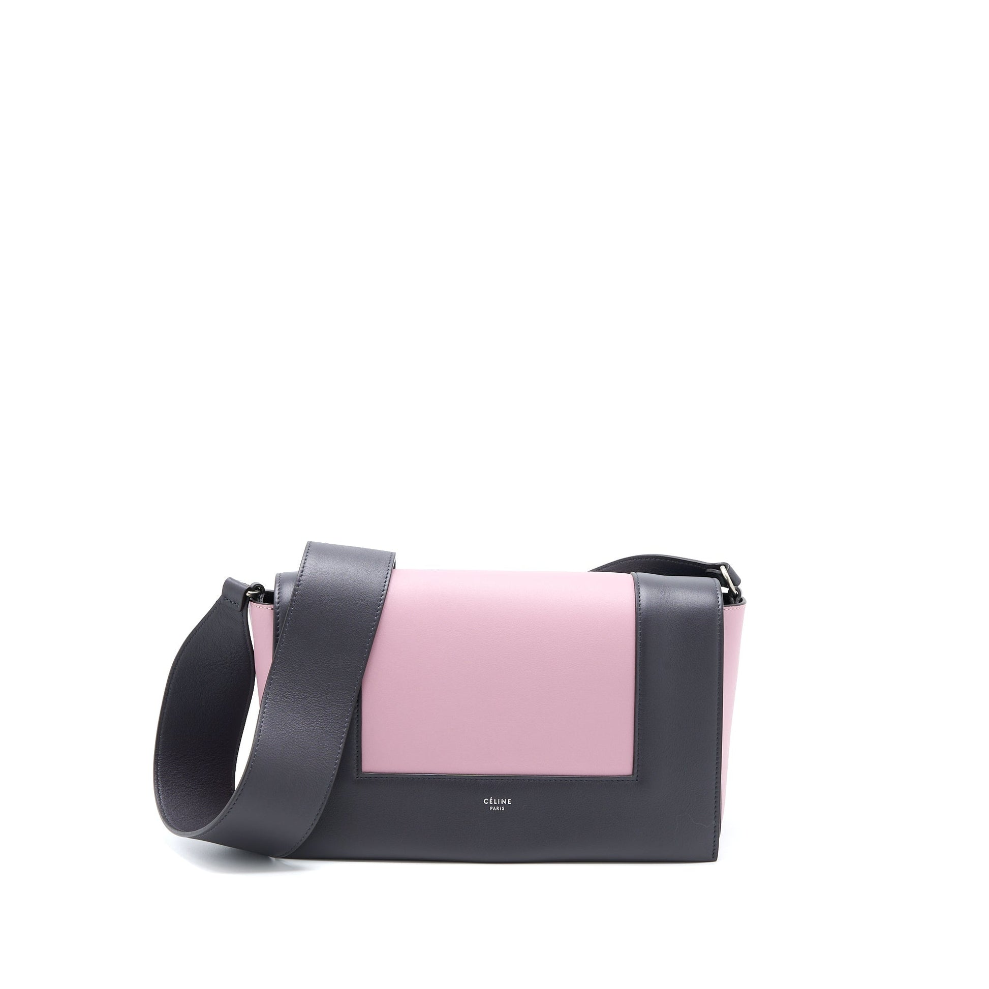 Celine Frame Purse Multicolour Liquorice Antique Rose Handbag Travel Bag