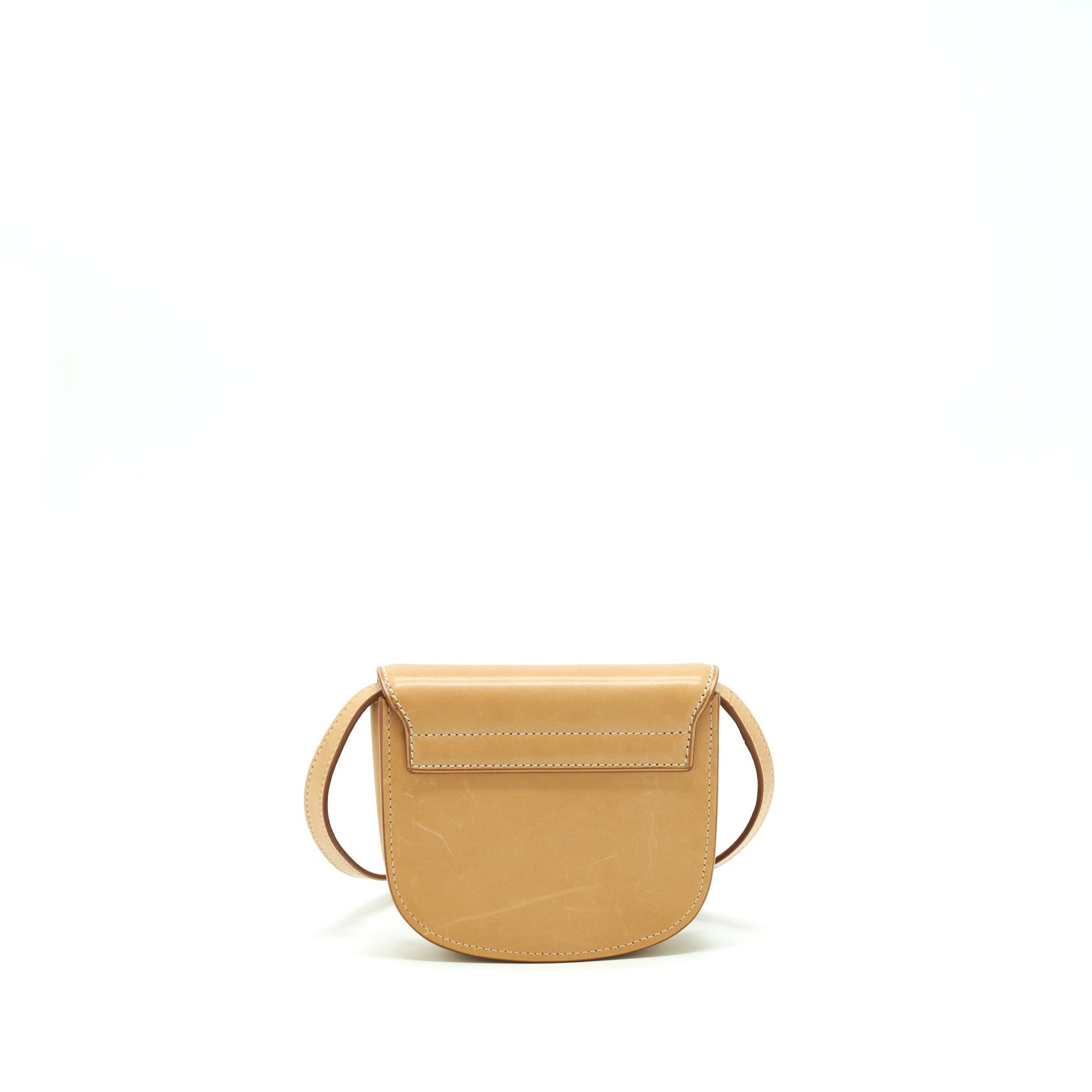 YSL Saint Laurent Kaia Purse Calfskin Travel Bag Tan