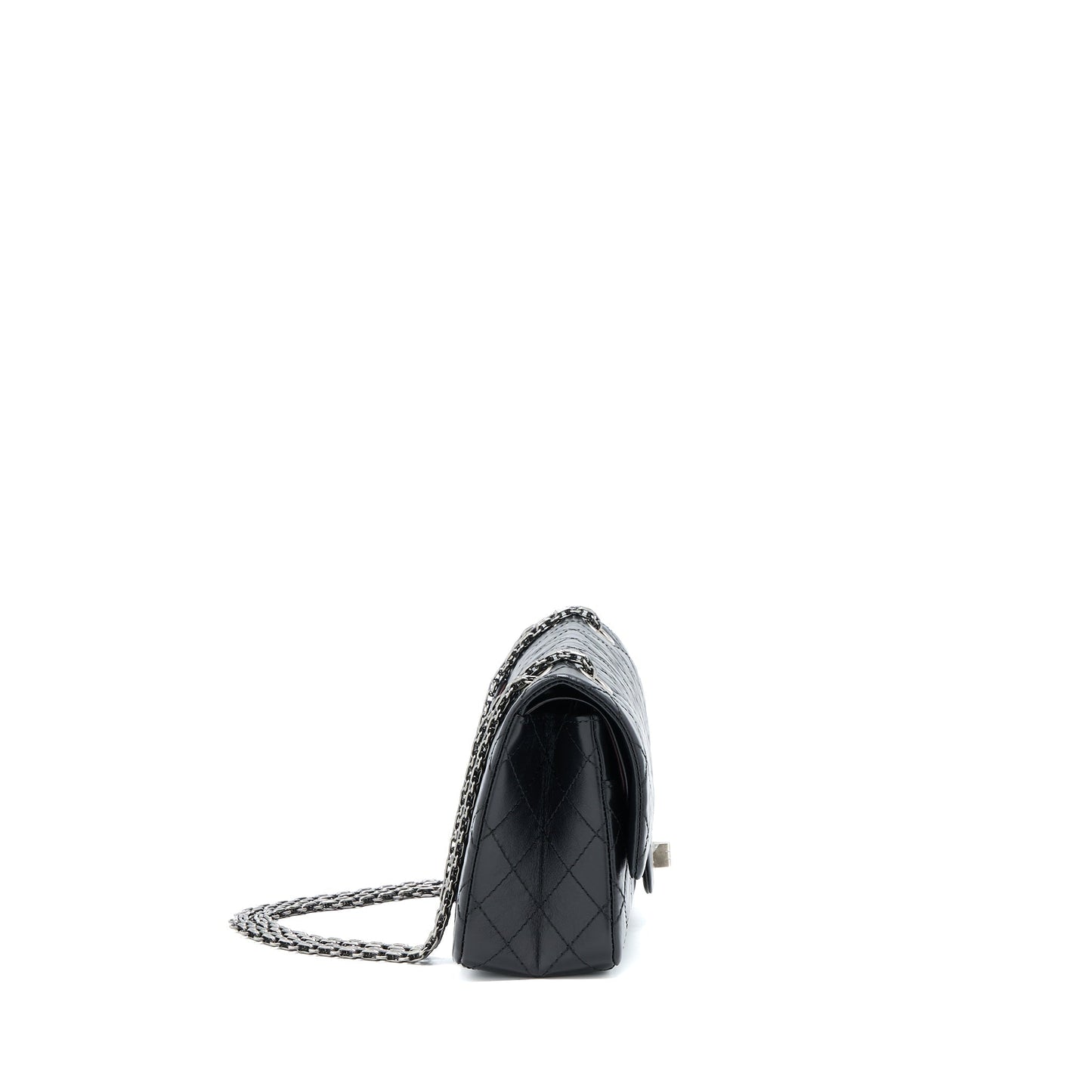 Chanel 2.55 Reissue Flap Aged Calfskin Ruthenium Small Shoulder Bag