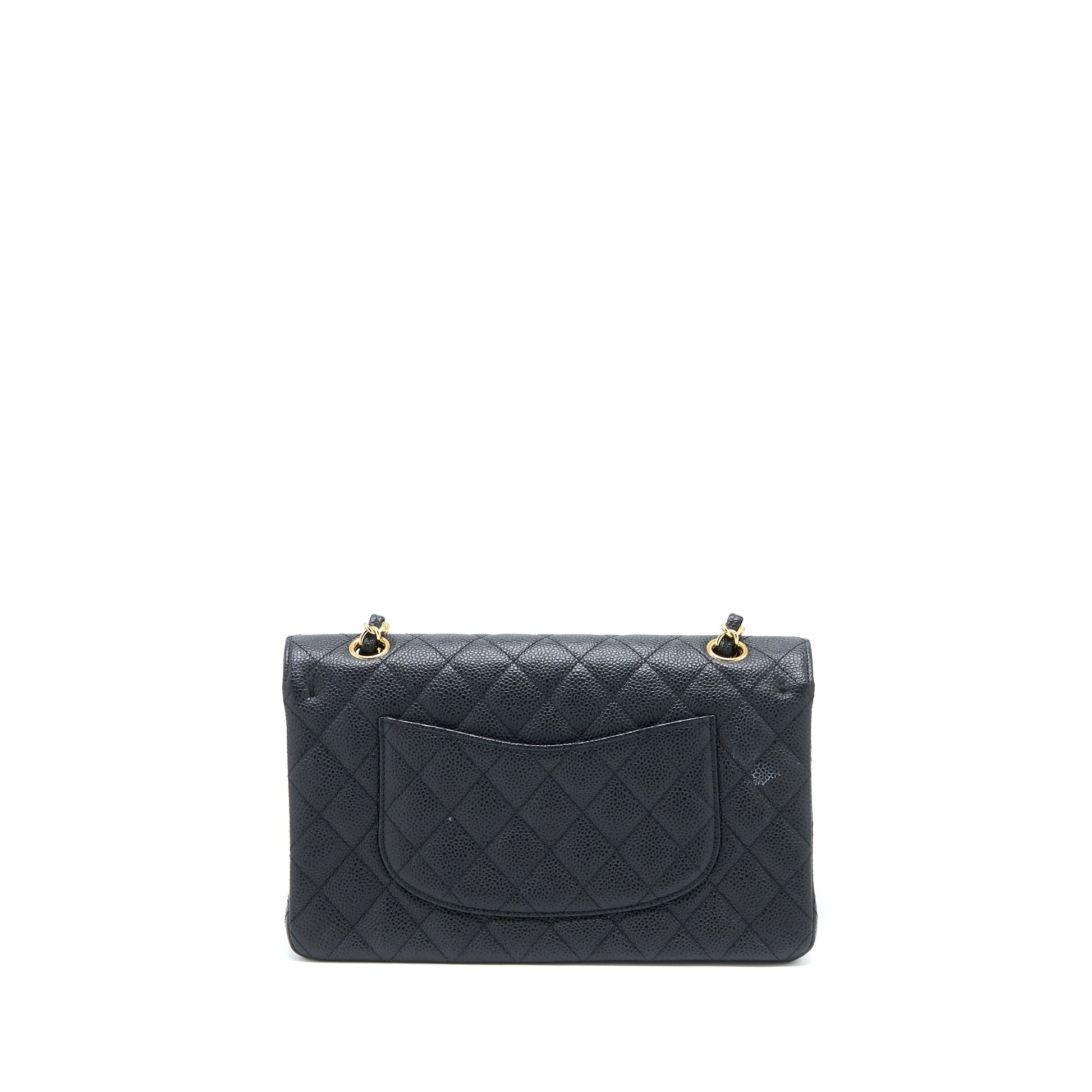 Chanel Classic Double Flap Caviar GHW Black Shoulder Bag Ghw 5