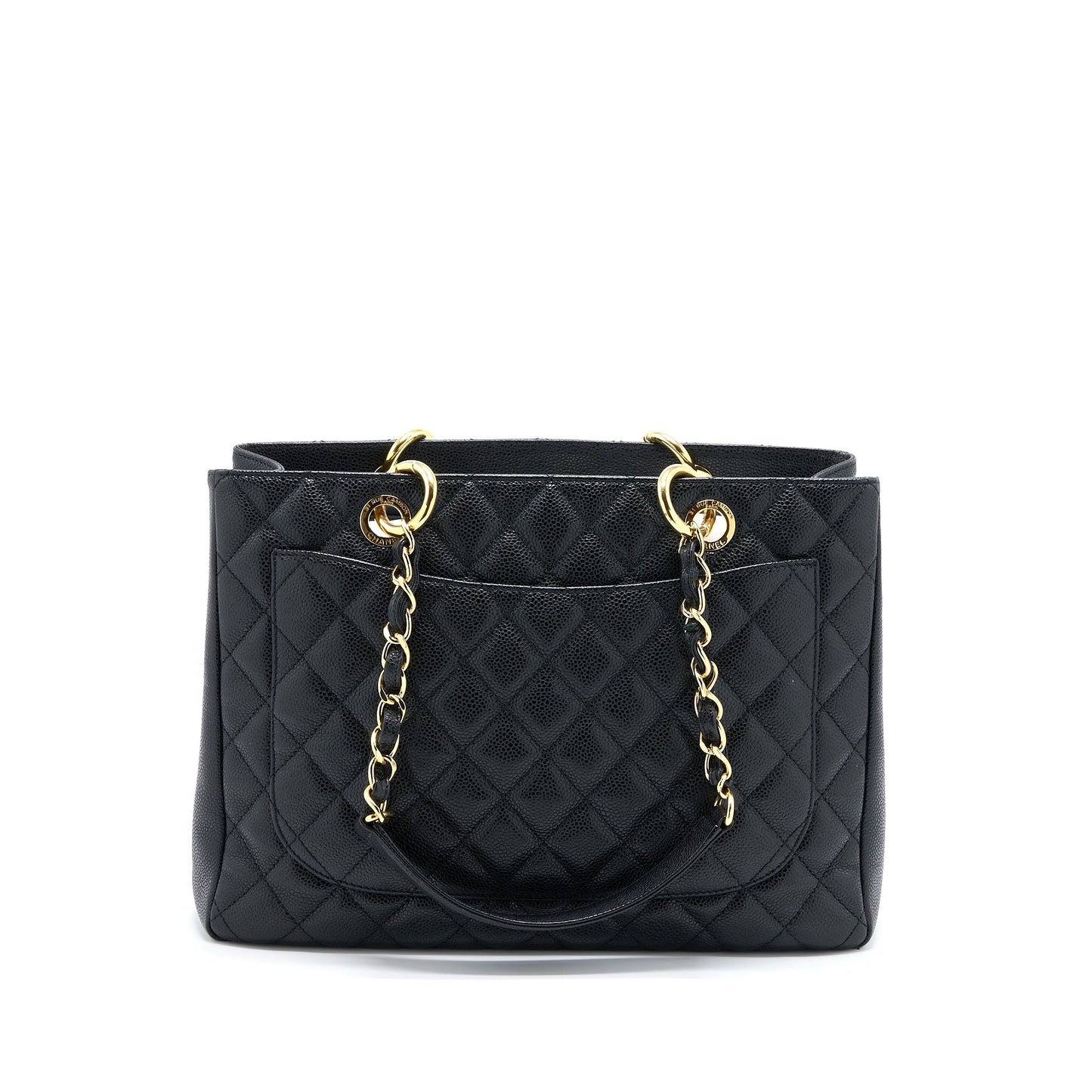 Chanel Grand Shopping GST Caviar GHW Black Tote Bag