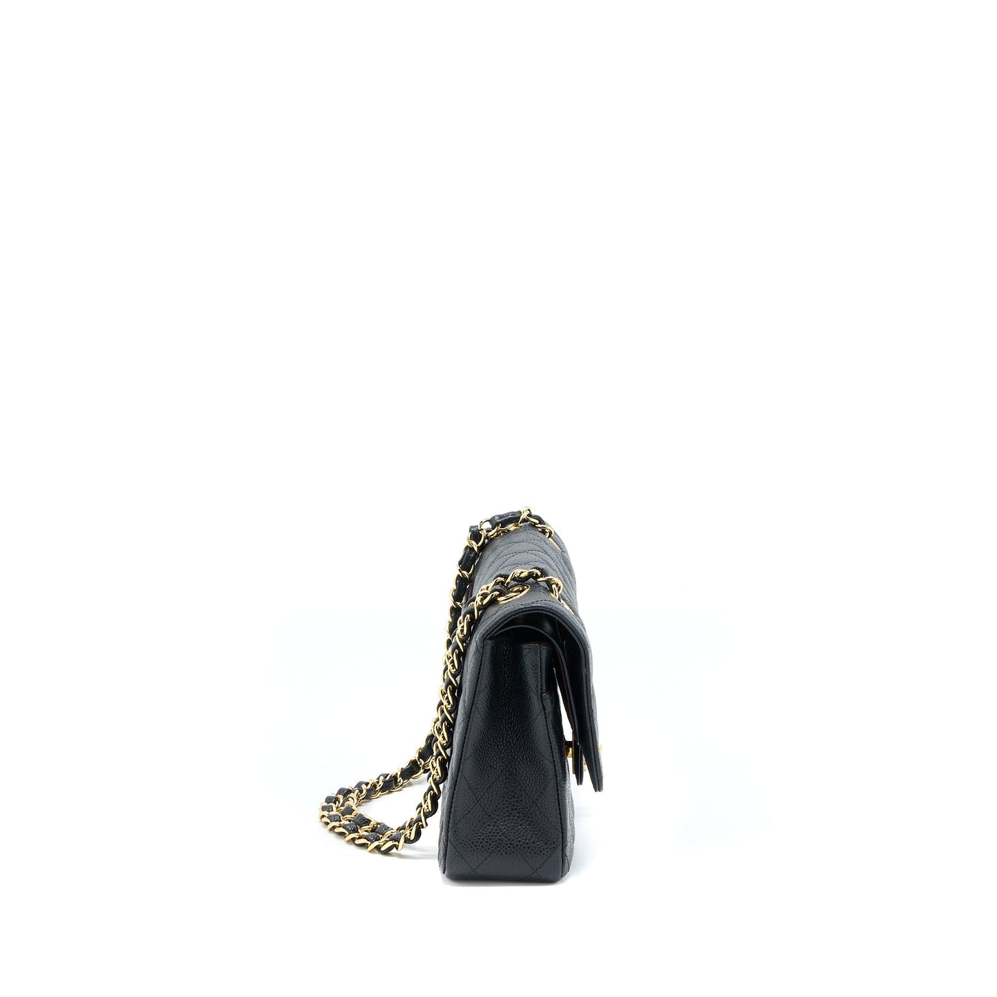 Chanel Classic Double Flap Caviar GHW Black Shoulder Bag Ghw 5