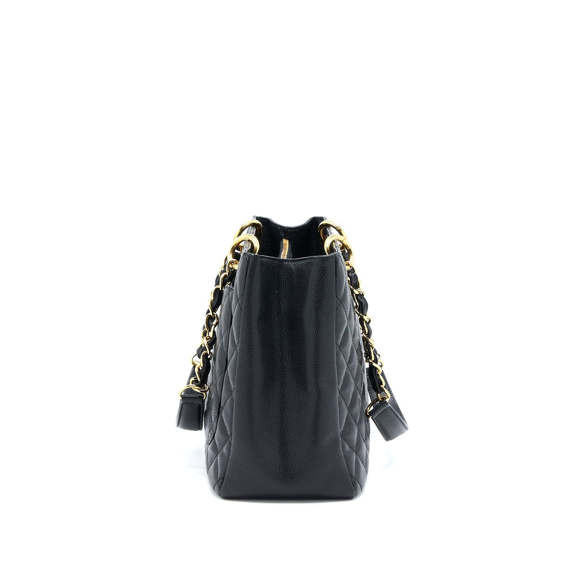 Chanel Grand Shopping GST Caviar GHW Black Tote Bag