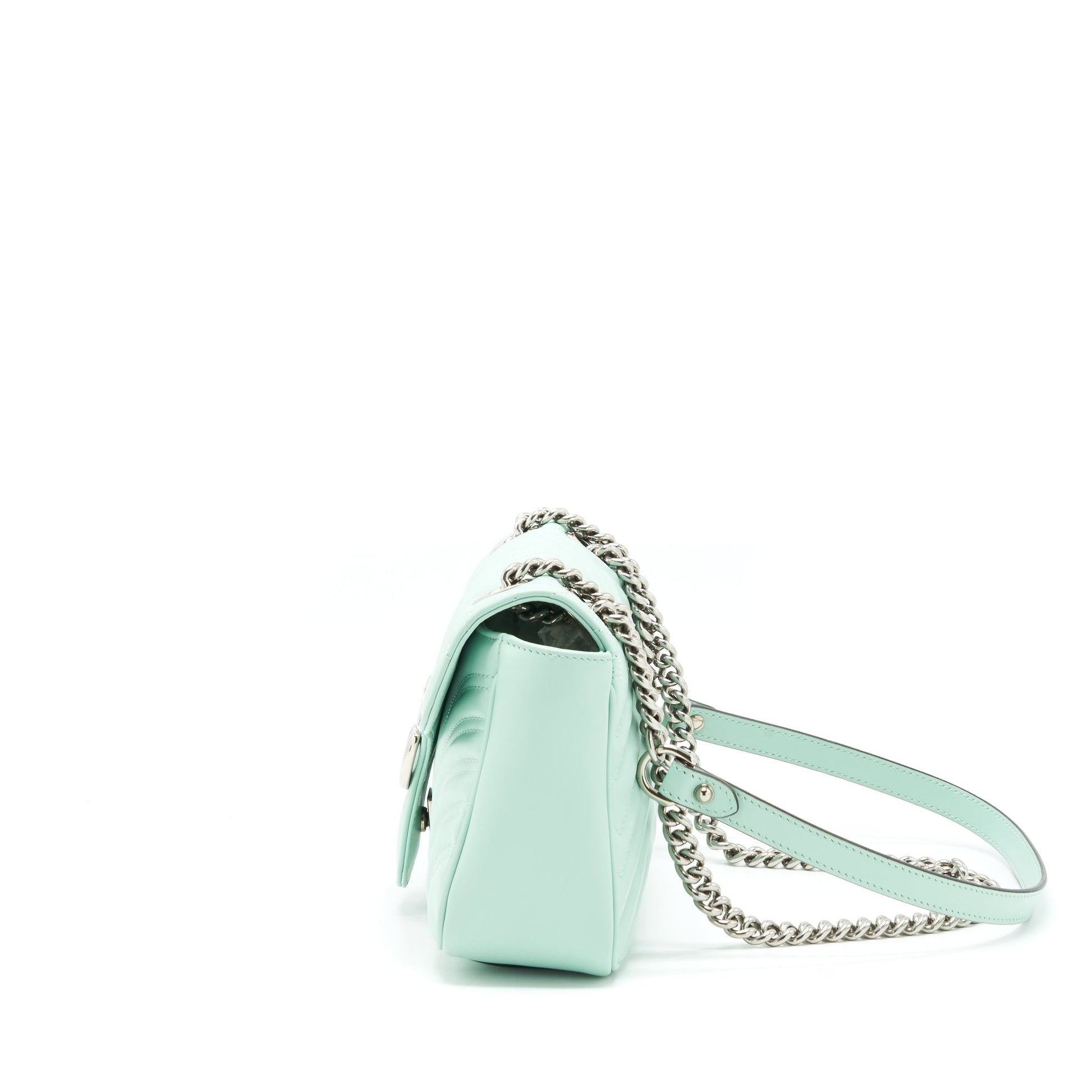 Gucci Marmont Bag Light Shw Green Small Travel Bag
