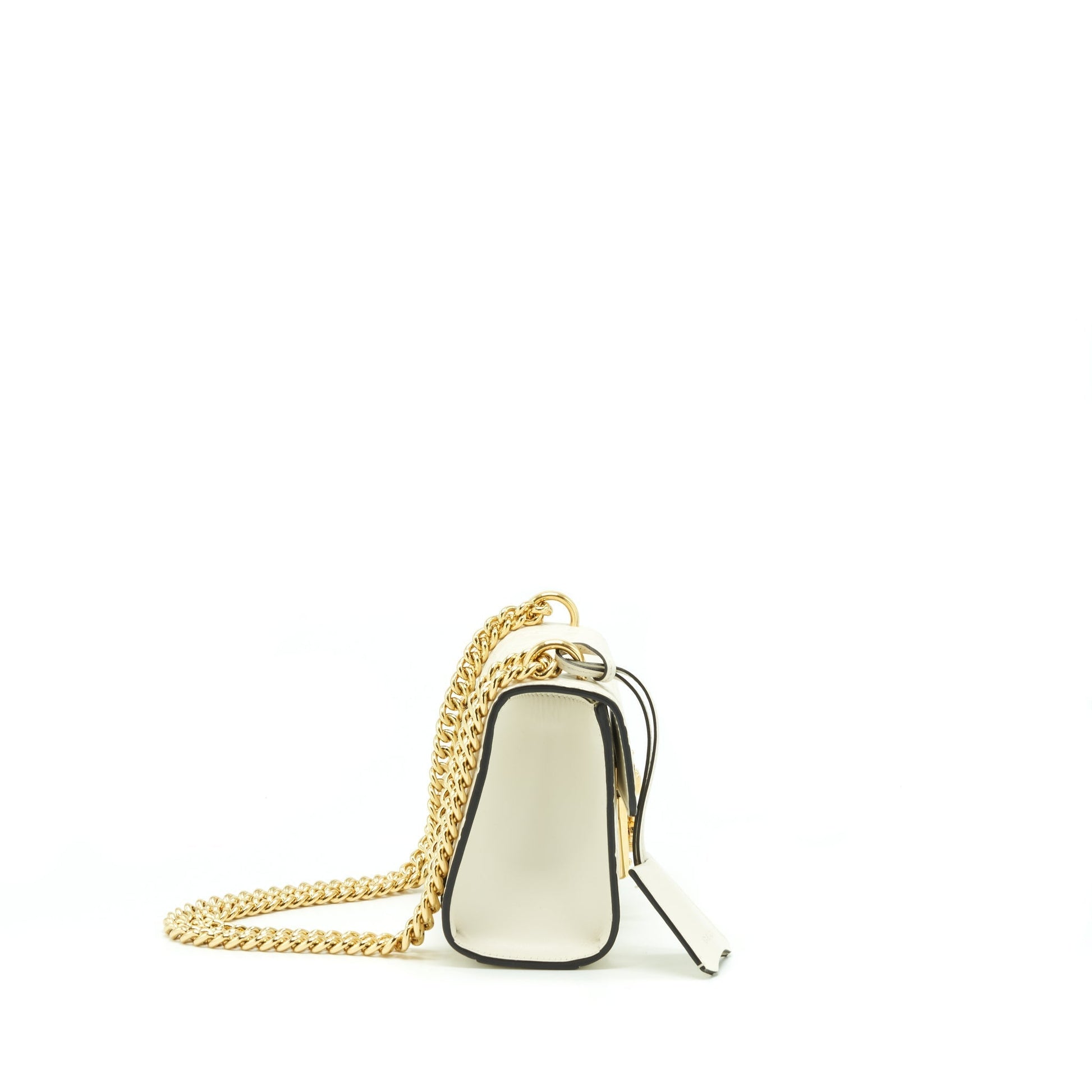 Gucci Padlock Handbag White Small Travel Bag