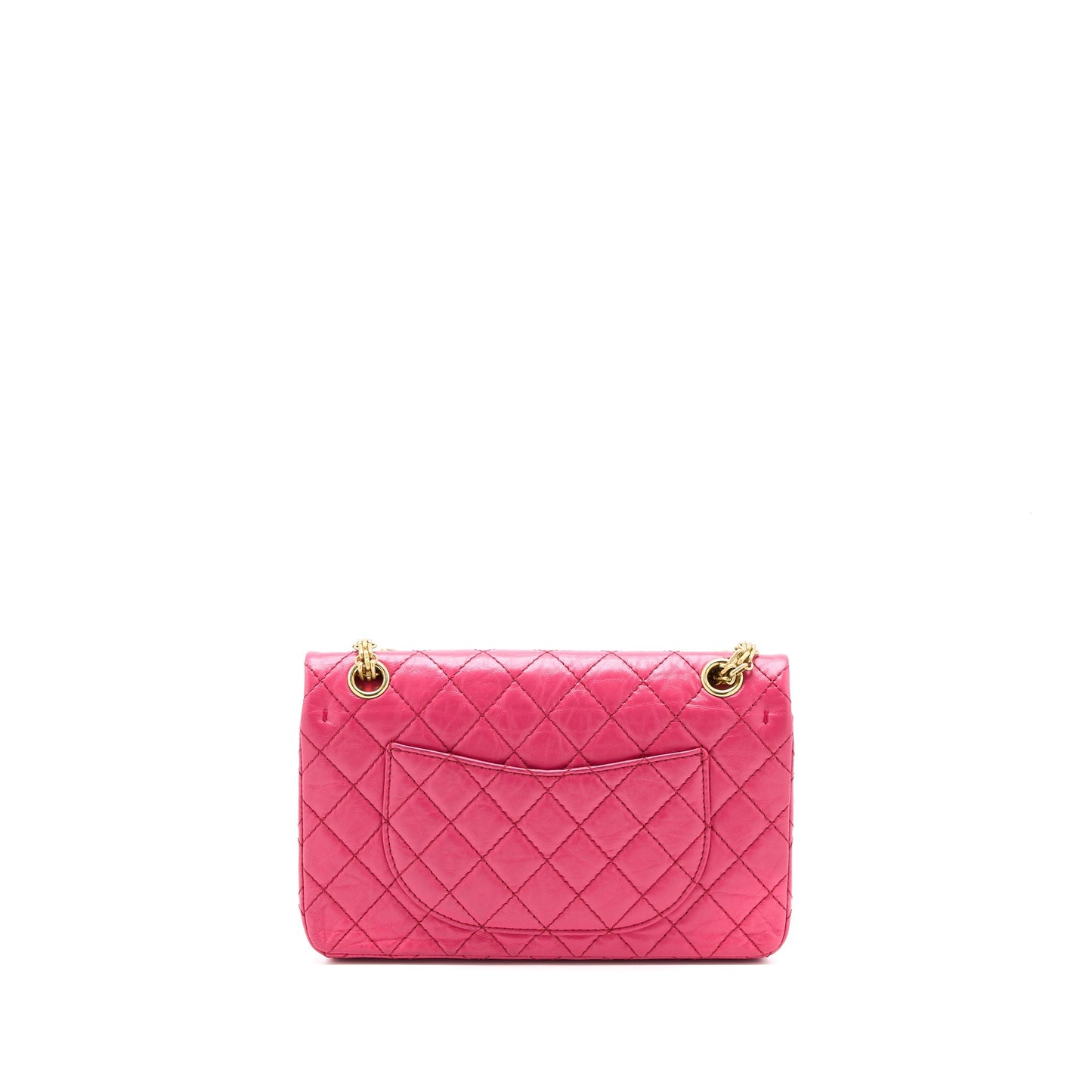 Chanel 2.55 Reissue Aged Calfskin Brushed GHW Pink Small Handbag