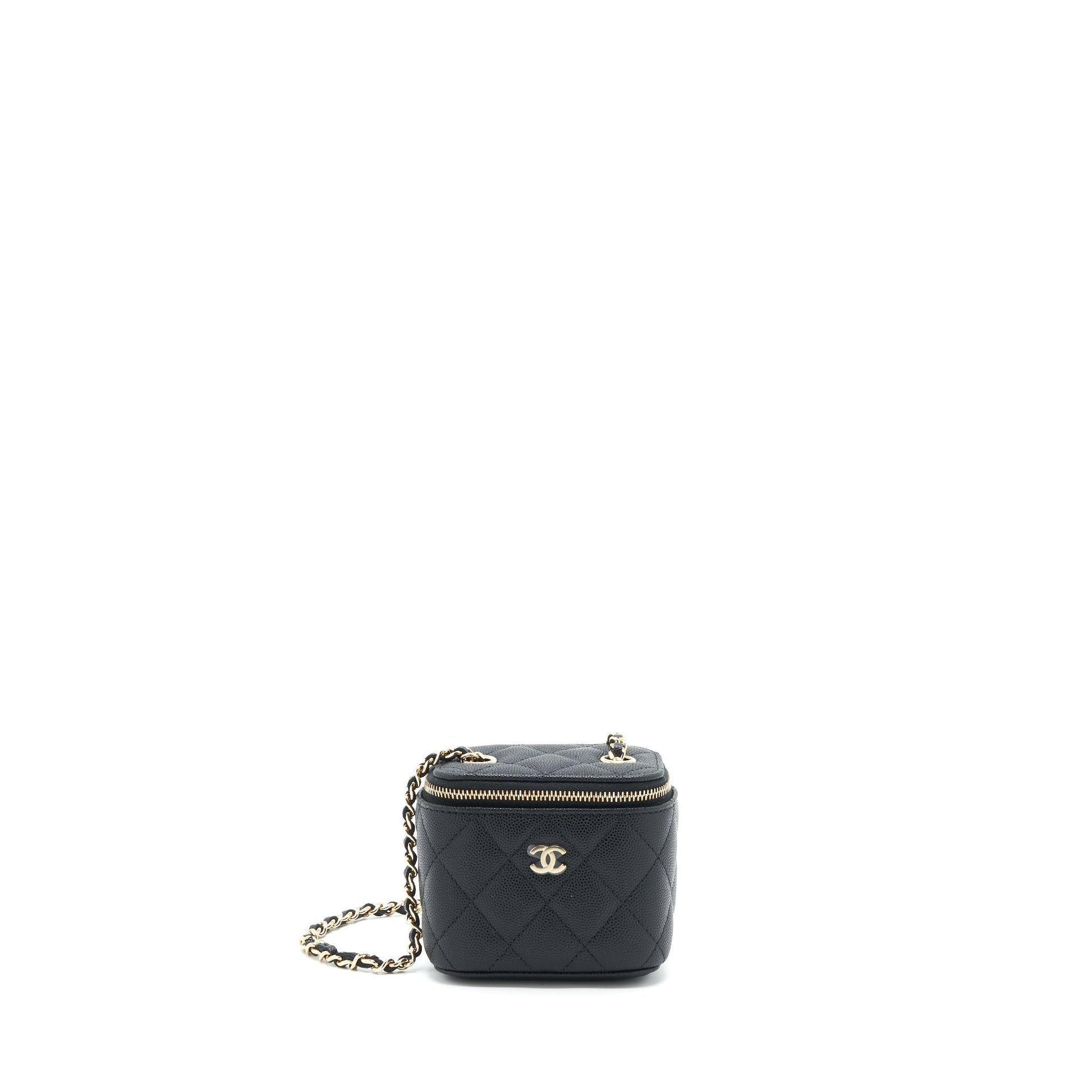 Chanel Vanity Caviar LGHW Black Mini Bag Lghw 1