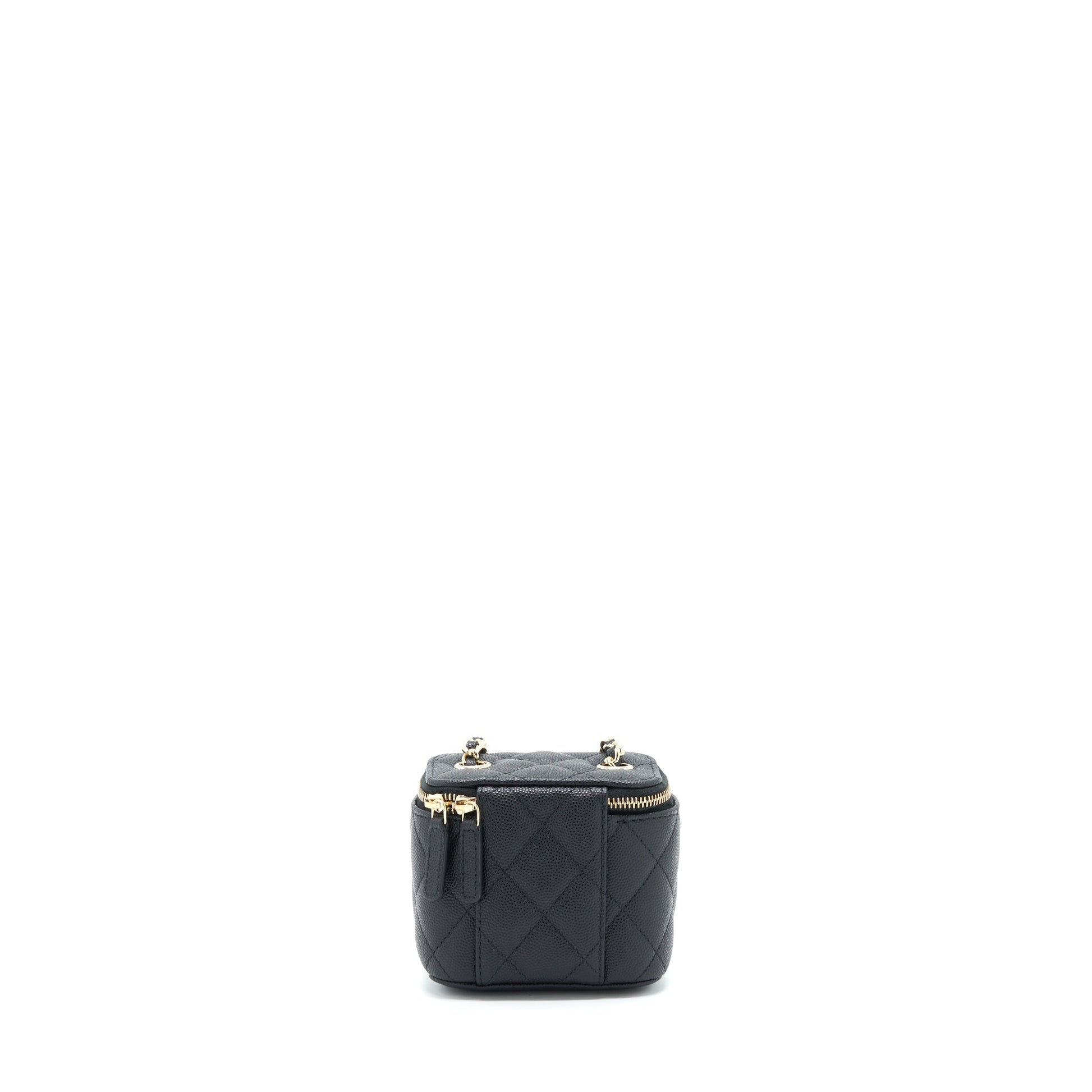Chanel Vanity Caviar LGHW Black Mini Bag Lghw 1