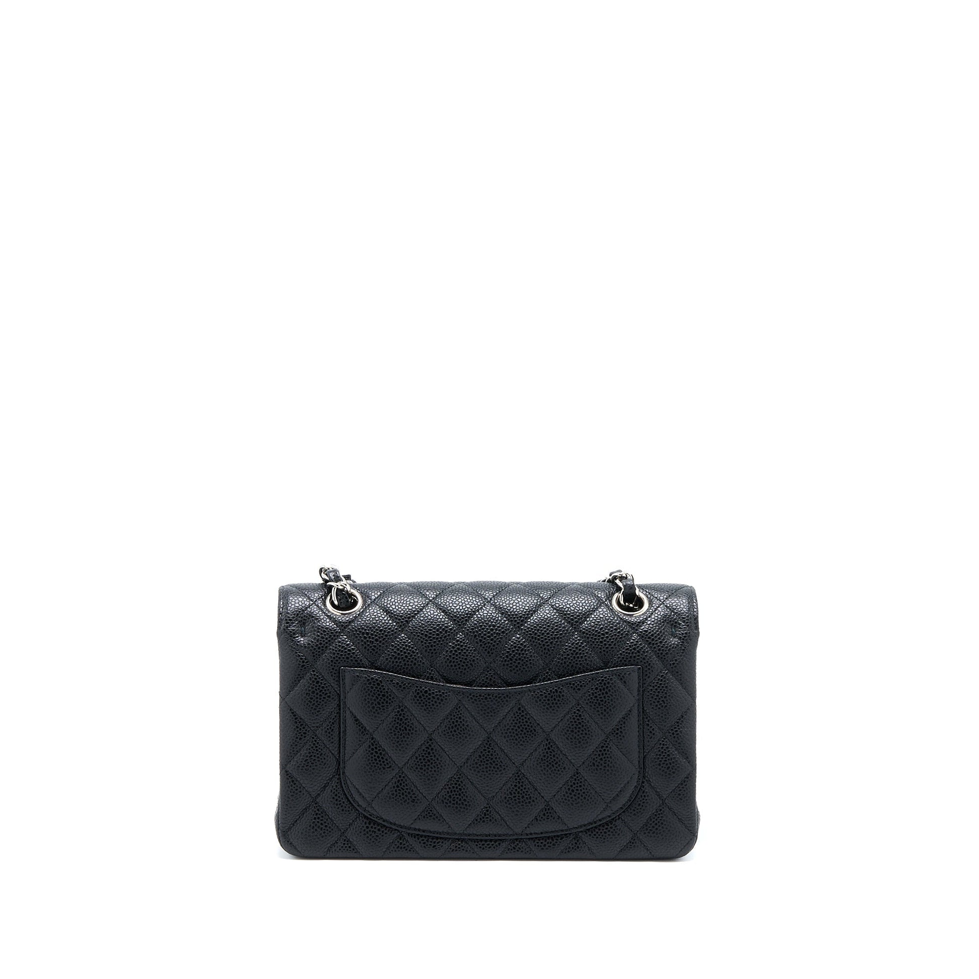 Chanel Classic Flap Caviar SHW Microchip Black Small Shoulder Bag Shwmicrochip 2
